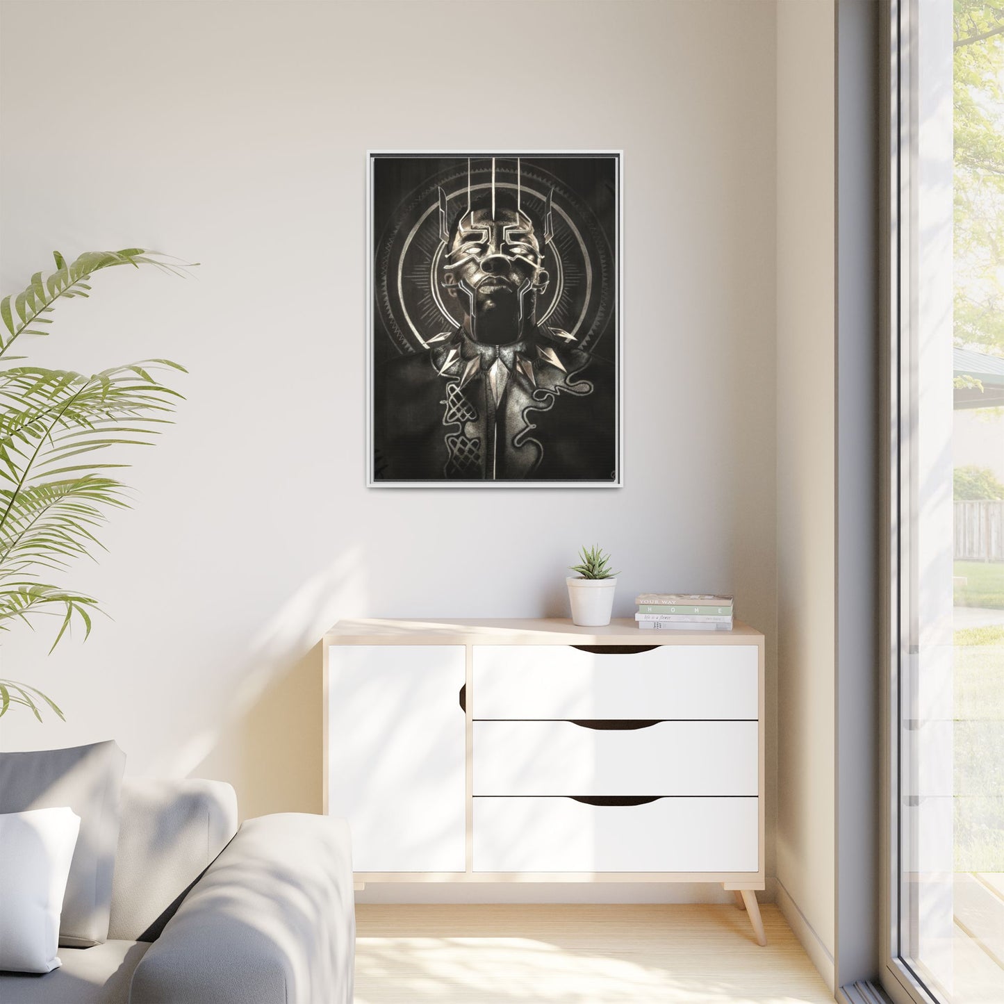 Matte Canvas, Framed (Multi-color)