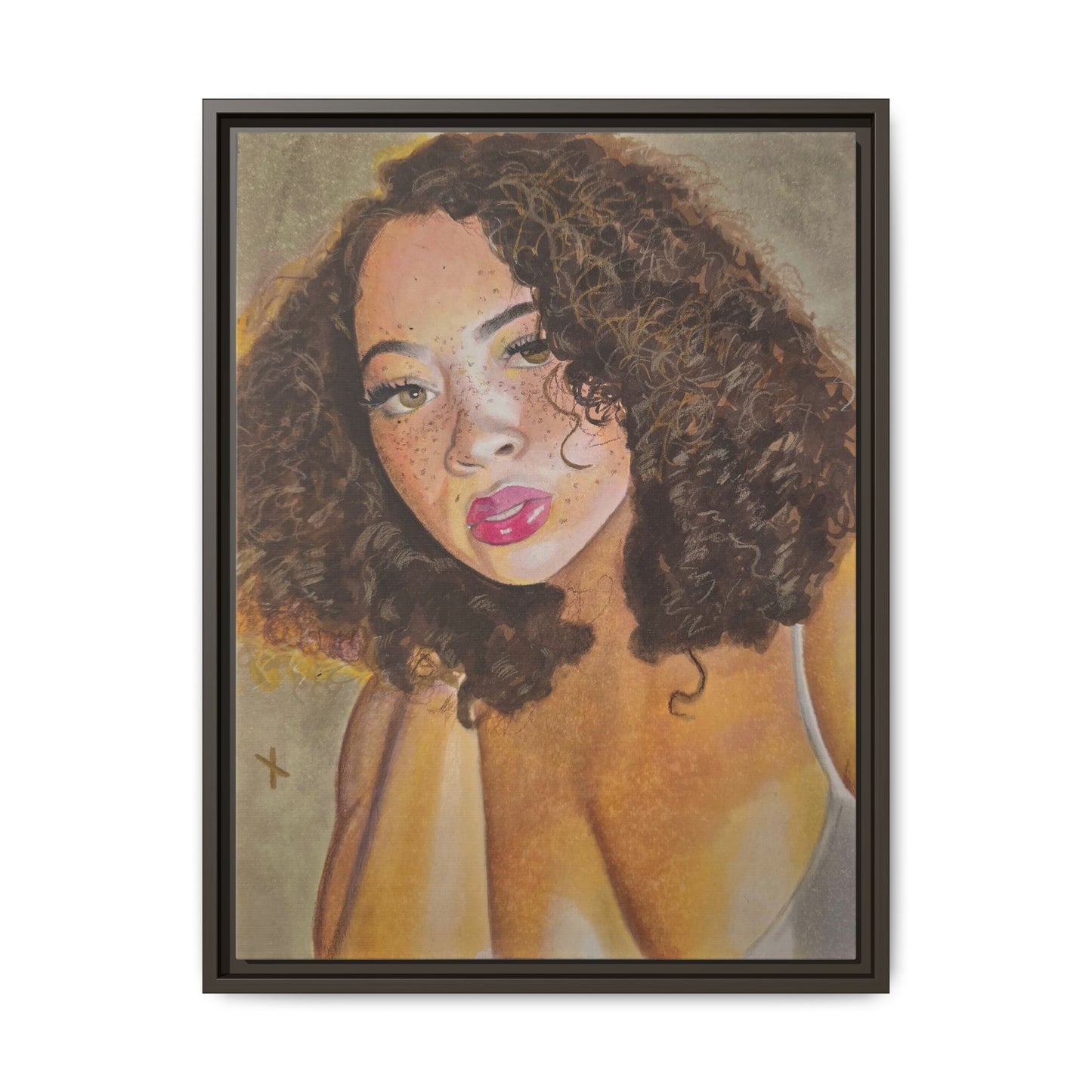 Matte Canvas, Framed (Multi-color)