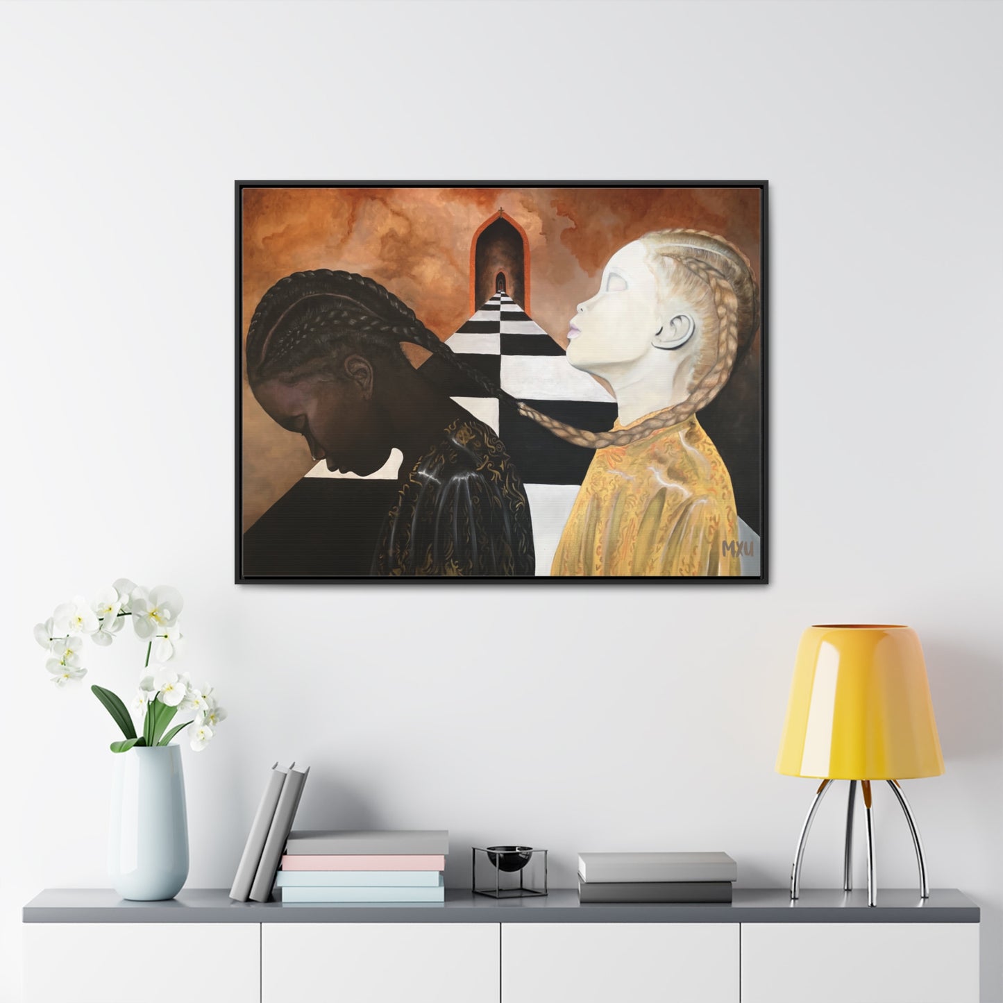 Tethered | Fine Art Collectable | Framed Canvas Print