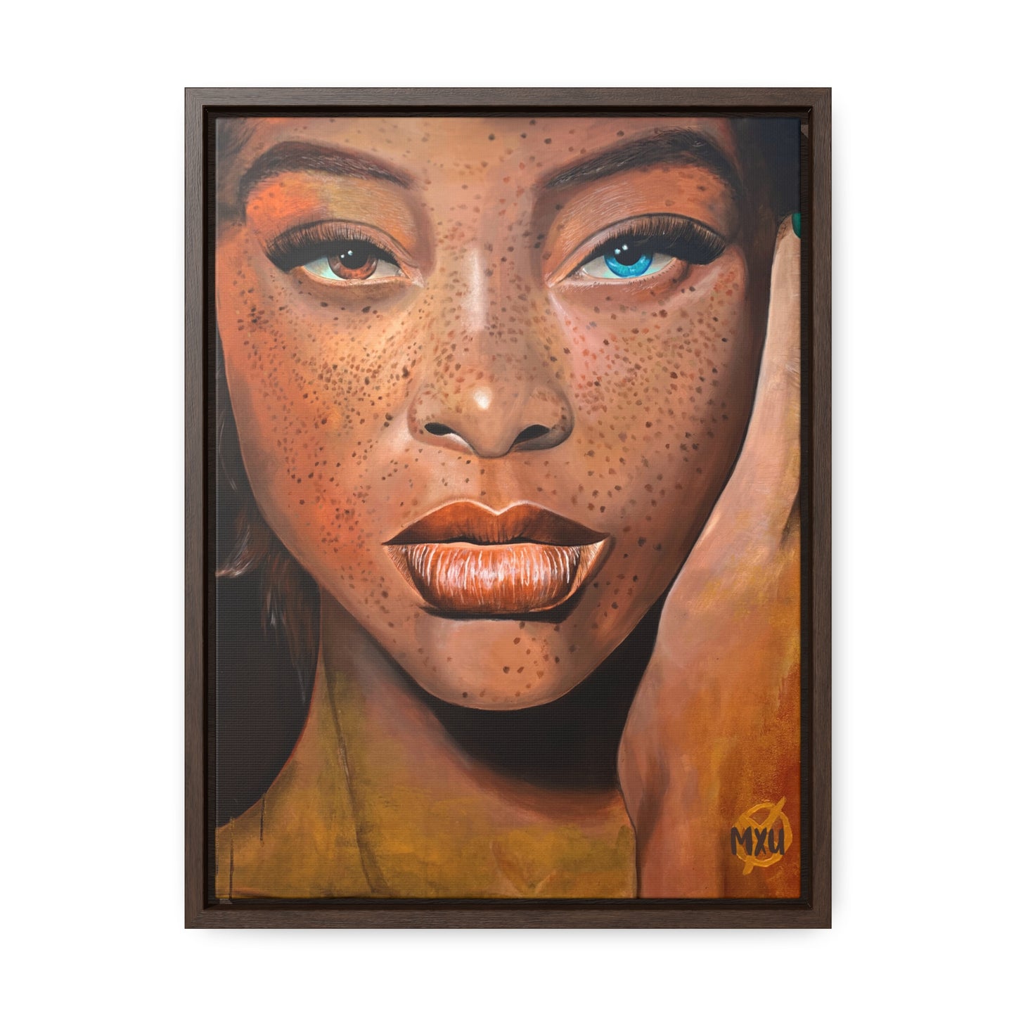 “Freckled Beauty” Gallery Canvas Wraps, Vertical Frame