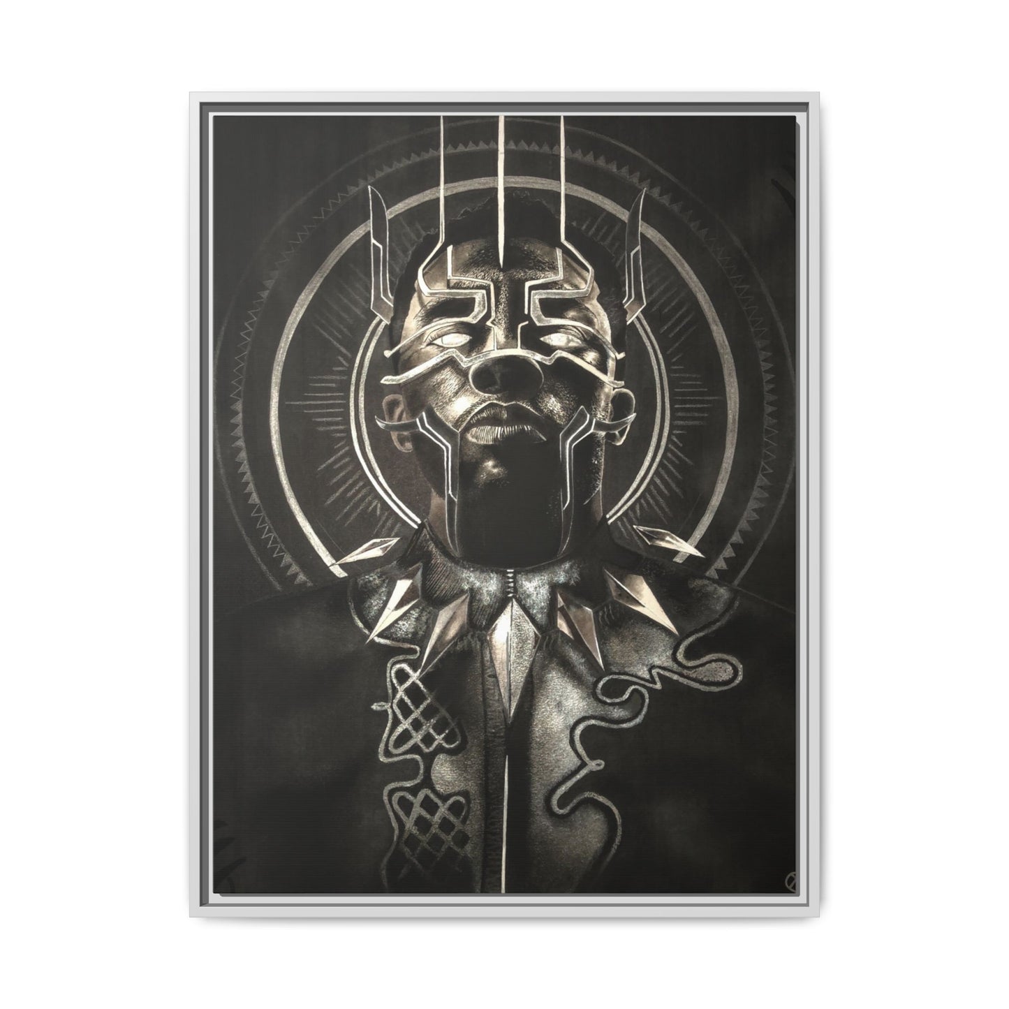Matte Canvas, Framed (Multi-color)