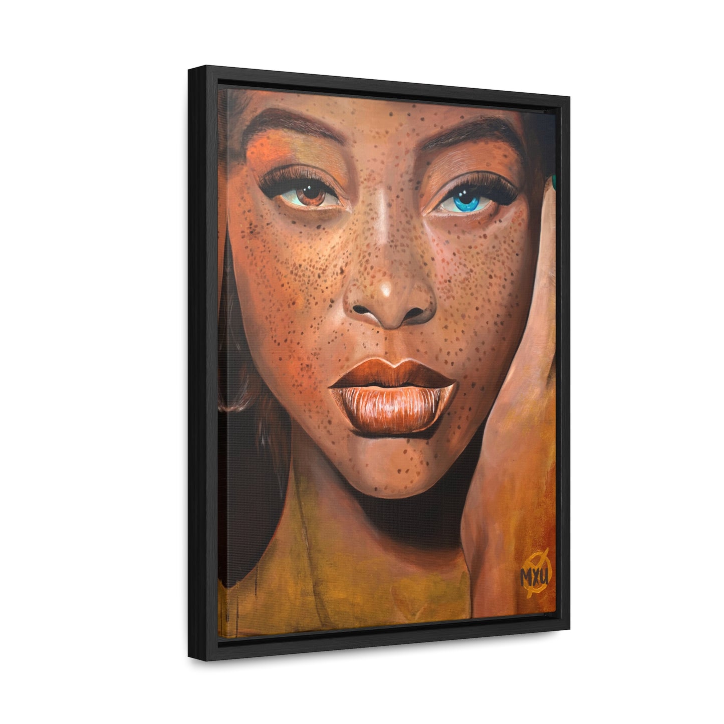 “Freckled Beauty” Gallery Canvas Wraps, Vertical Frame