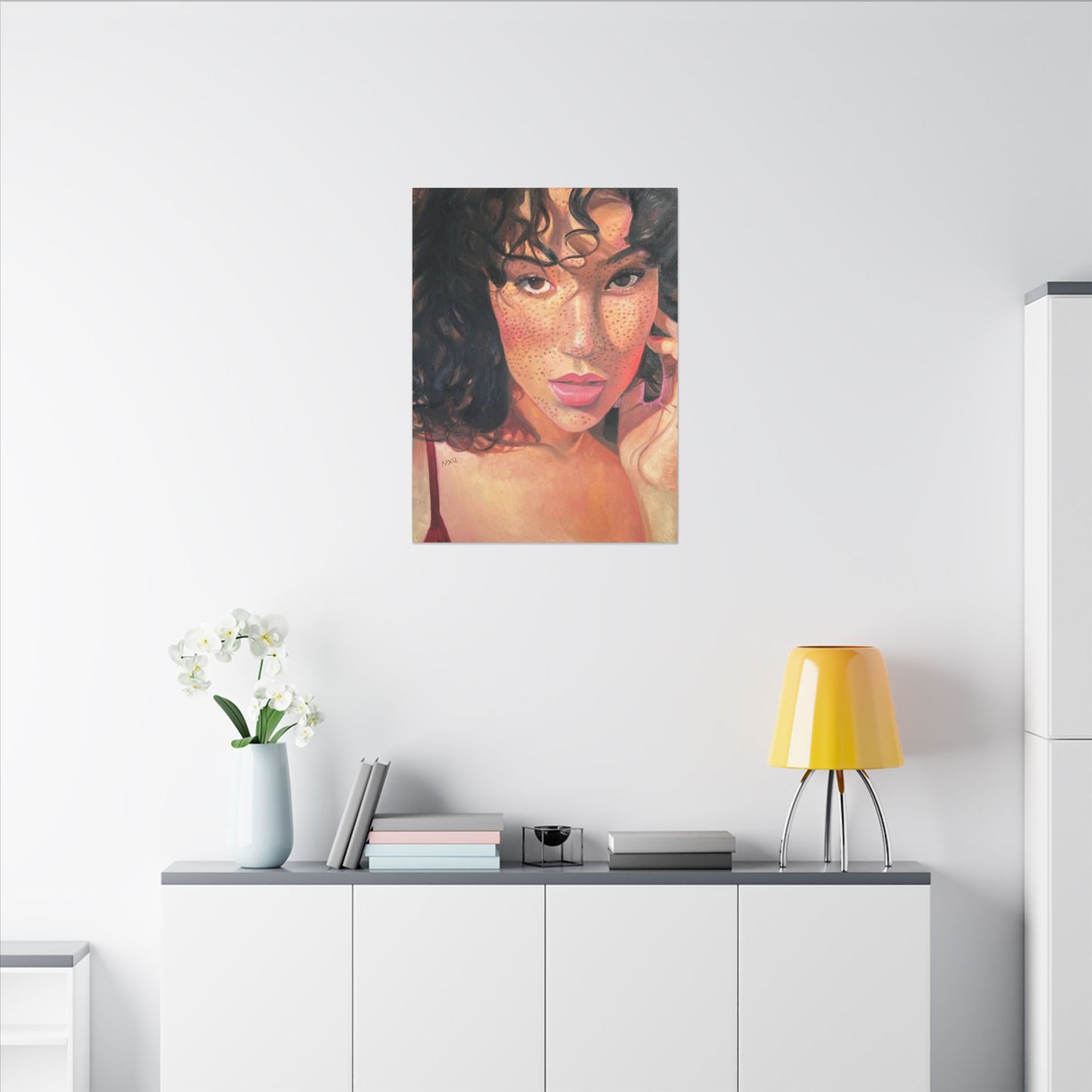 Canvas Wall Art - Beautiful Portrait, Home Décor, Gift for Her, Modern Artwork, Feminine Art