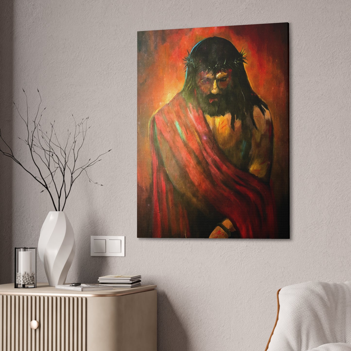 “KING of kings” Canvas Stretched, 0.75"