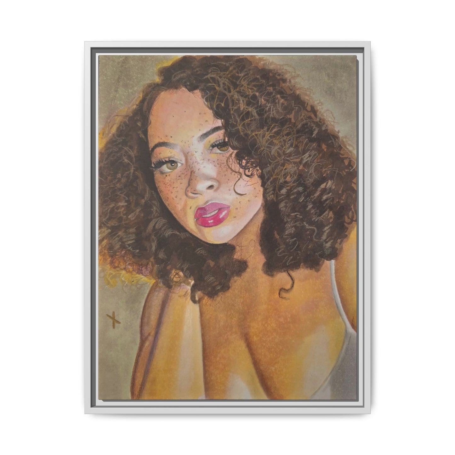 Matte Canvas, Framed (Multi-color)