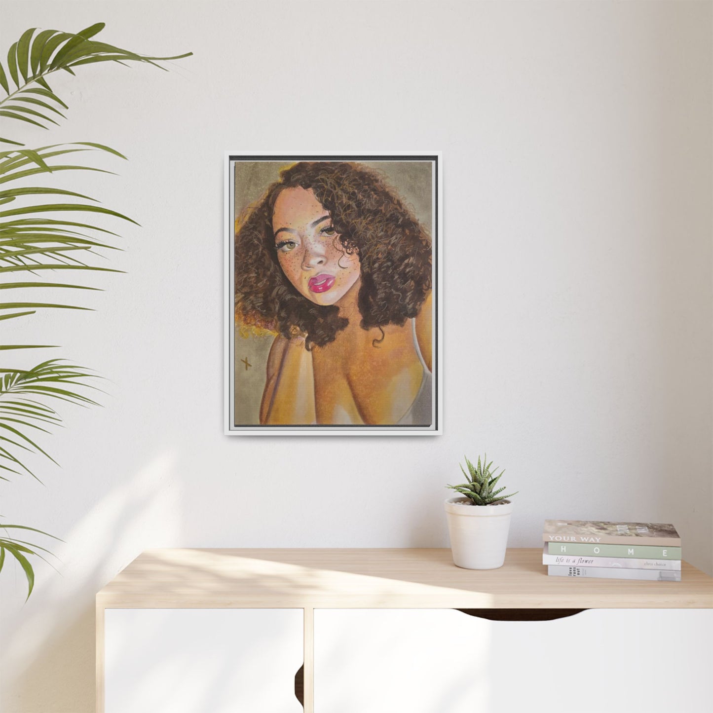 Matte Canvas, Framed (Multi-color)