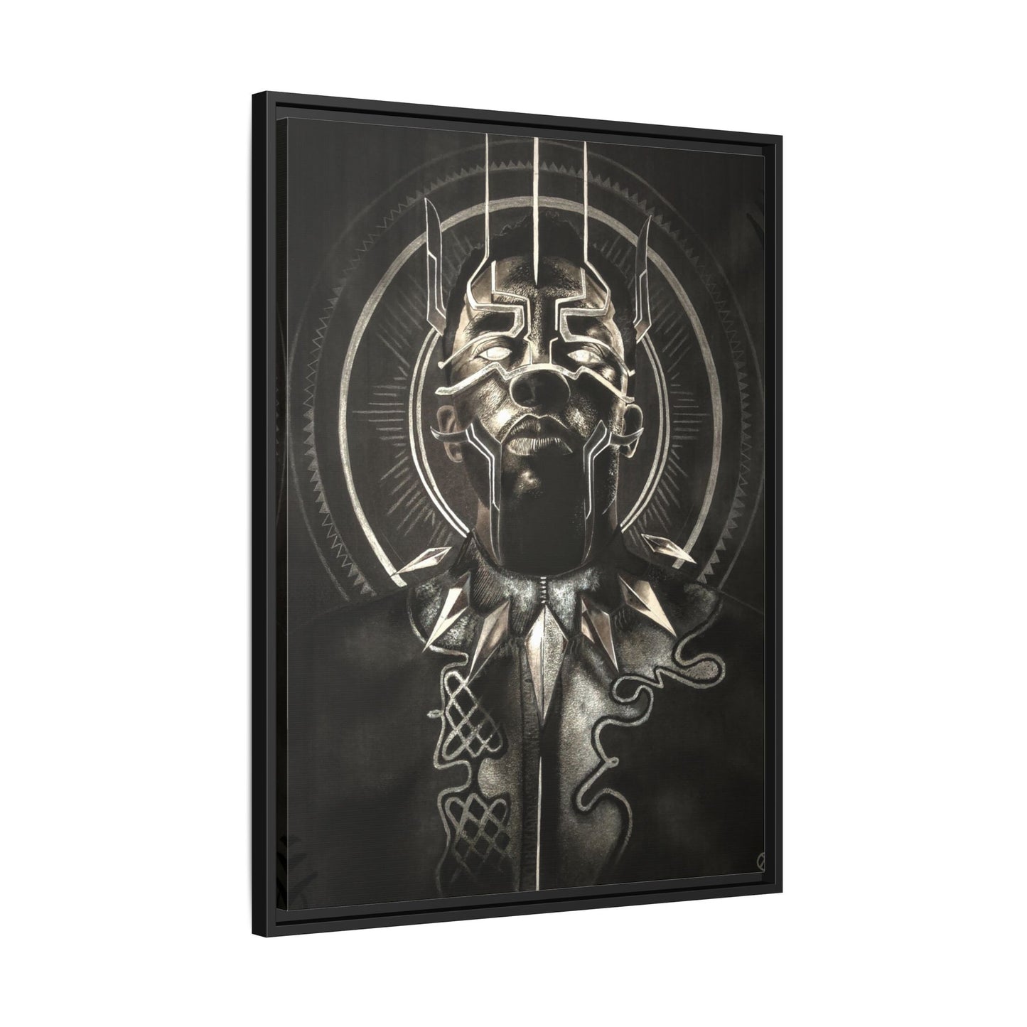 Matte Canvas, Framed (Multi-color)