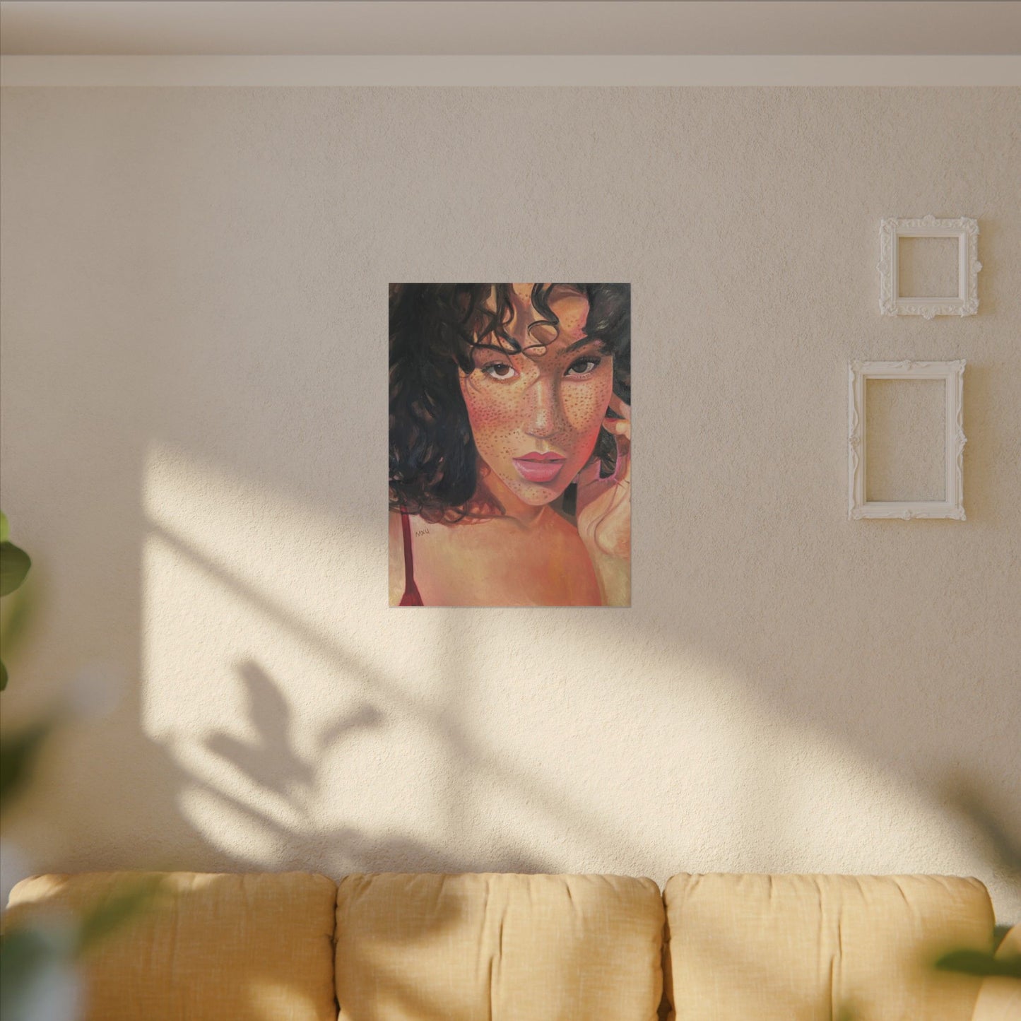 Canvas Wall Art - Beautiful Portrait, Home Décor, Gift for Her, Modern Artwork, Feminine Art