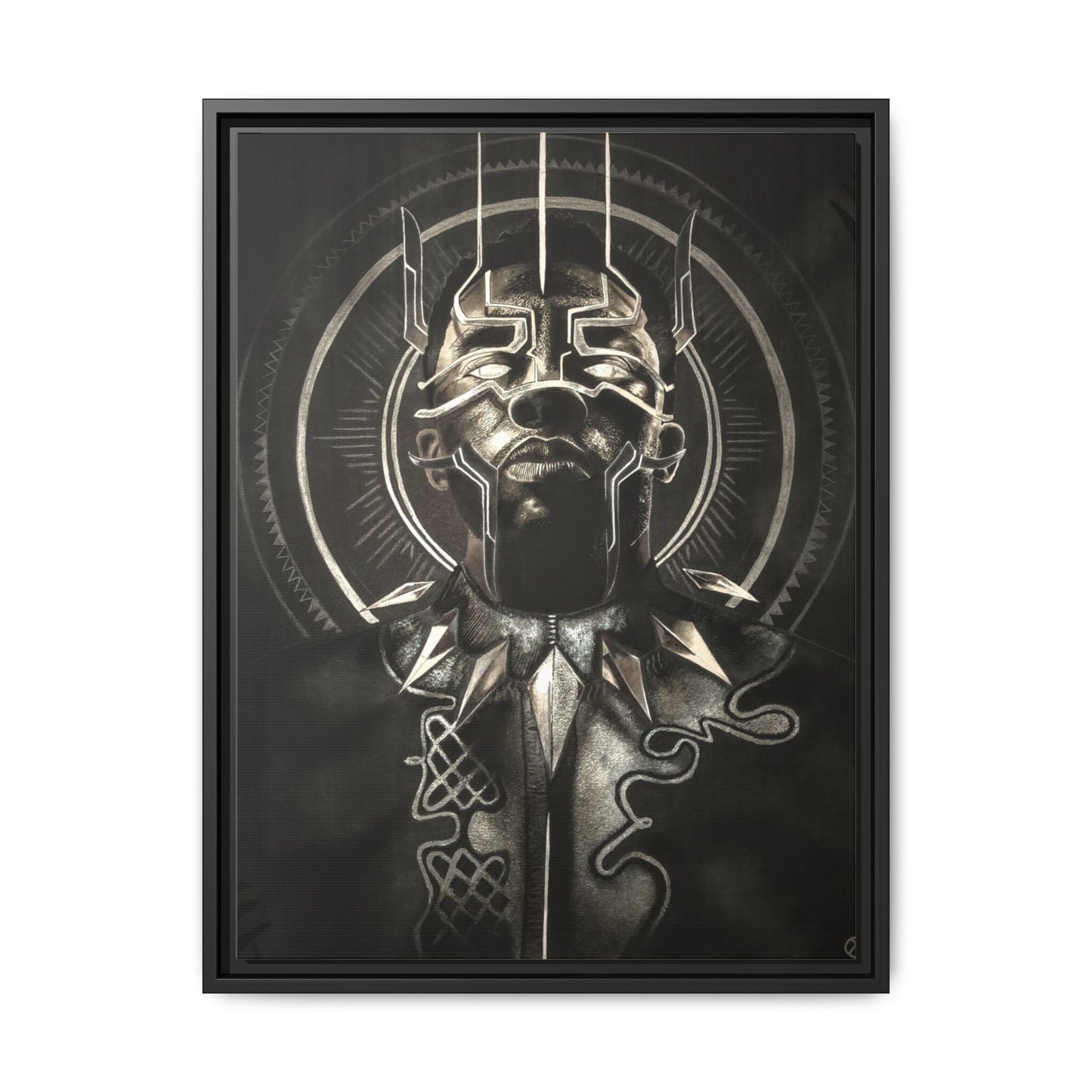 Matte Canvas, Framed (Multi-color)