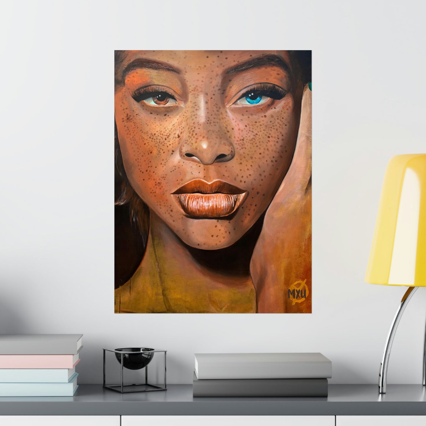 Freckle-Face Painting | Matte Vertical Posters