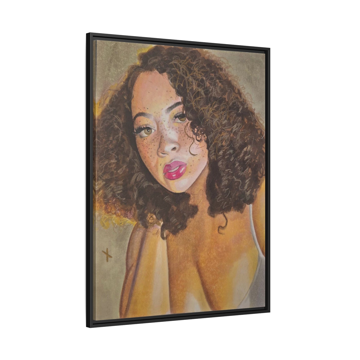 Matte Canvas, Framed (Multi-color)