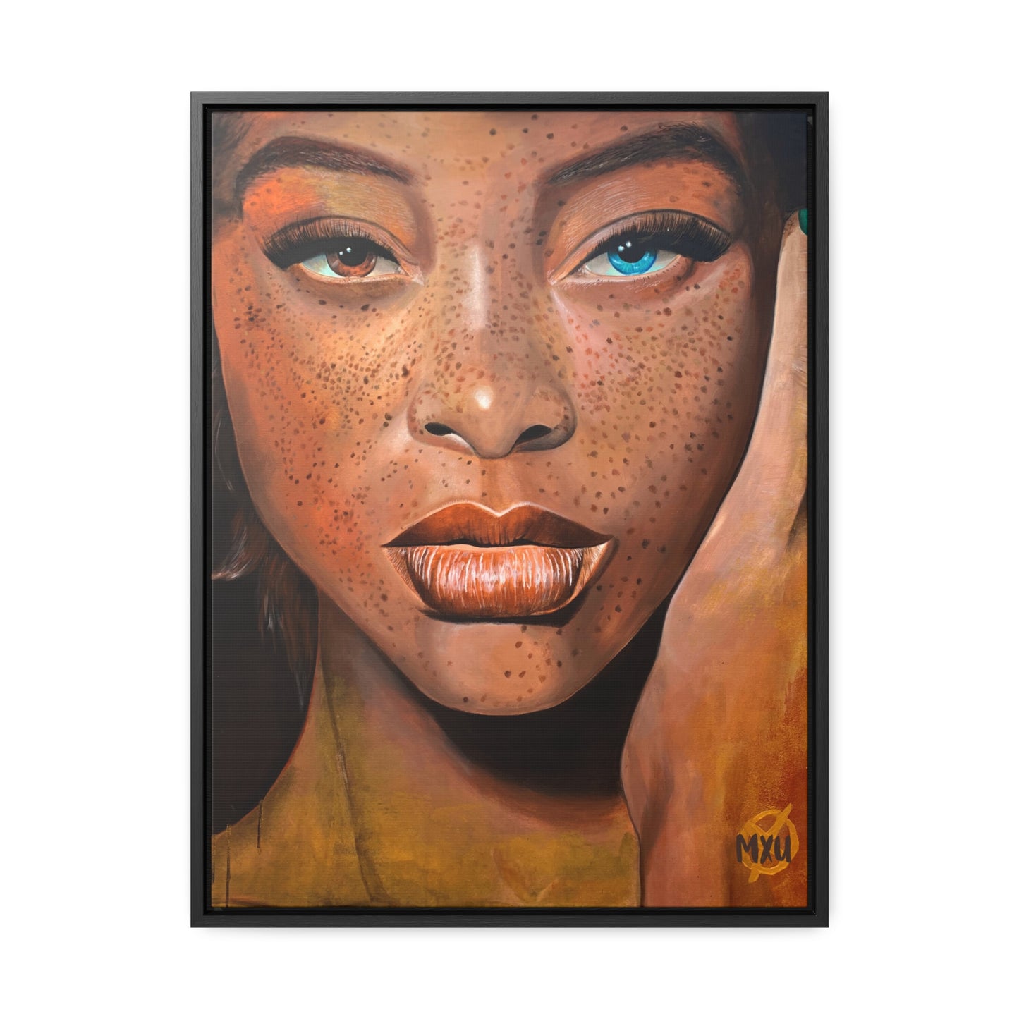 “Freckled Beauty” Gallery Canvas Wraps, Vertical Frame