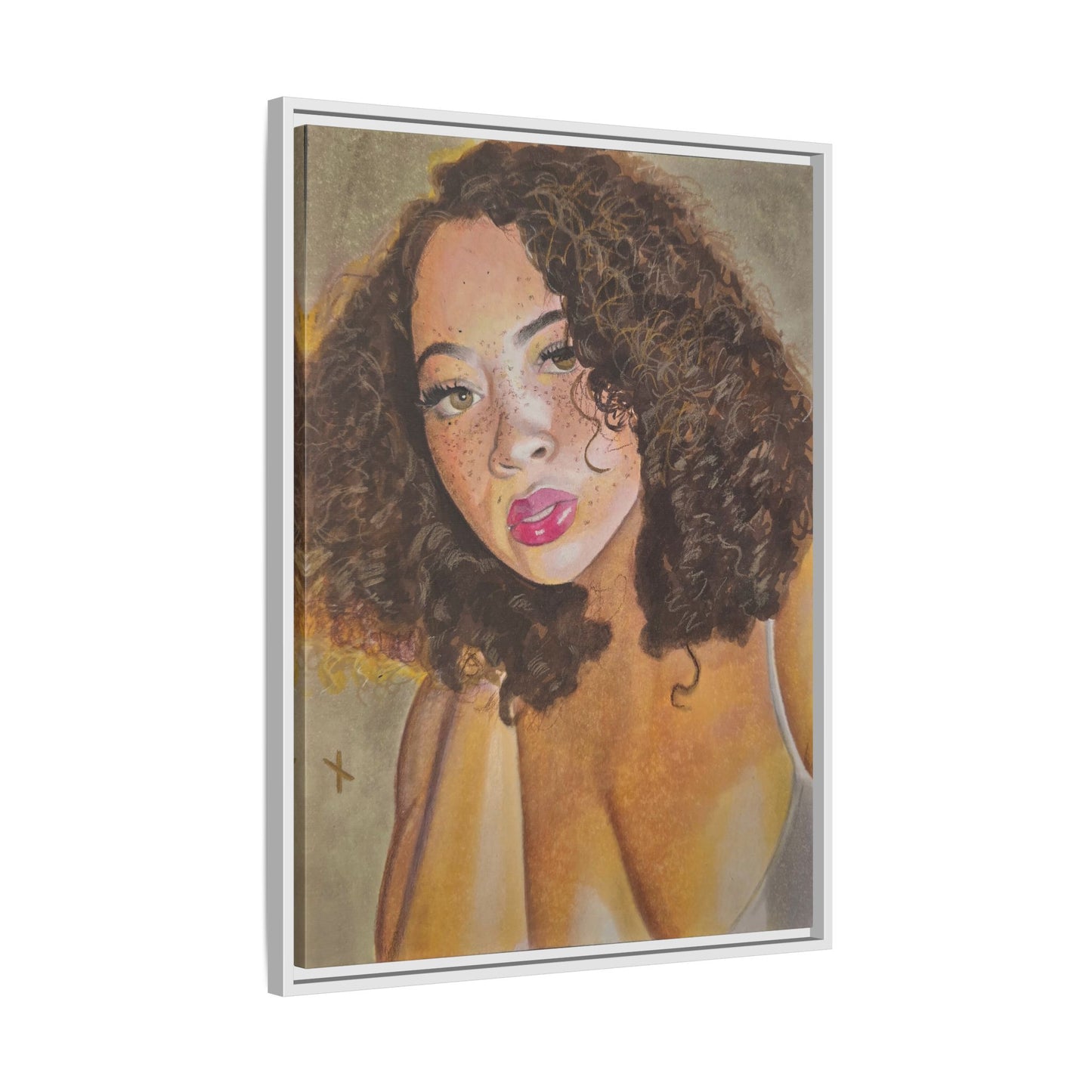 Matte Canvas, Framed (Multi-color)