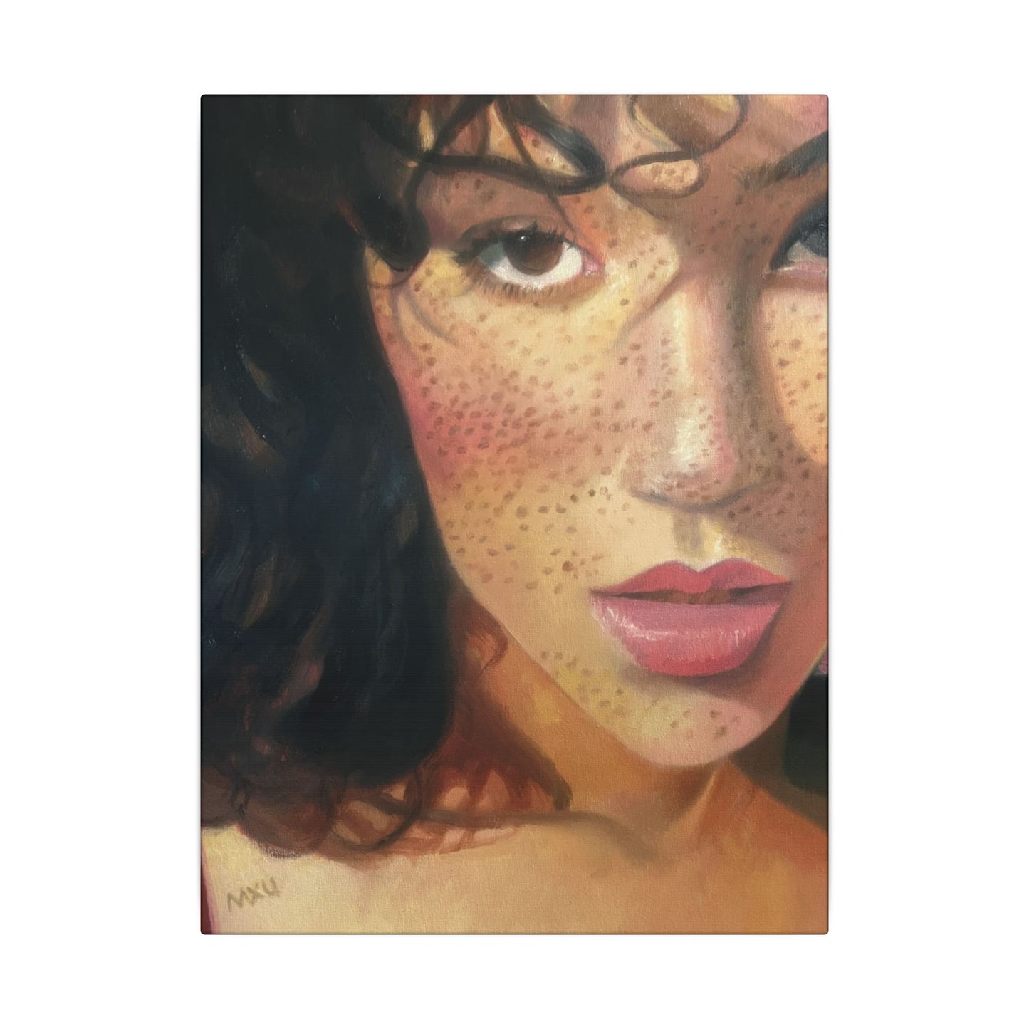 Canvas Wall Art - Beautiful Portrait, Home Décor, Gift for Her, Modern Artwork, Feminine Art