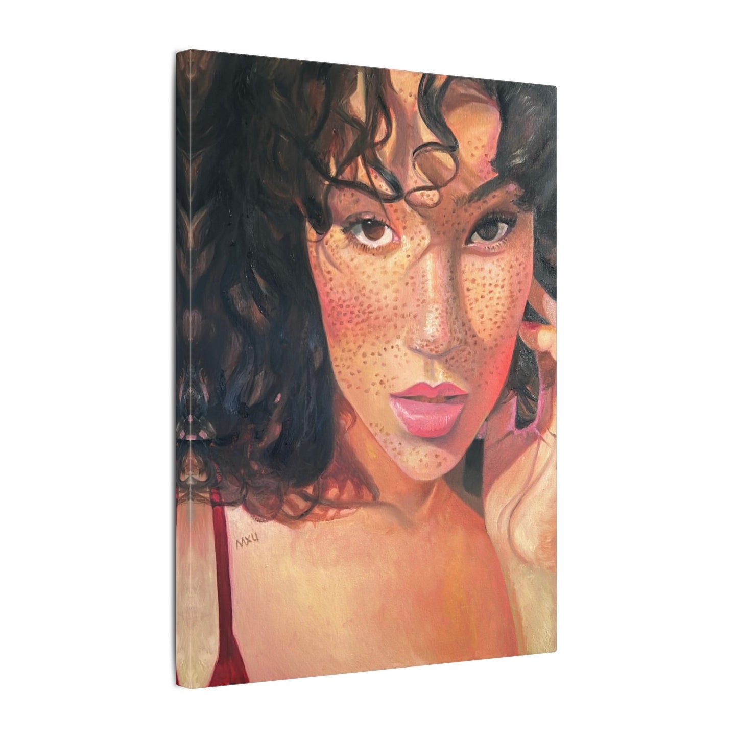 Canvas Wall Art - Beautiful Portrait, Home Décor, Gift for Her, Modern Artwork, Feminine Art