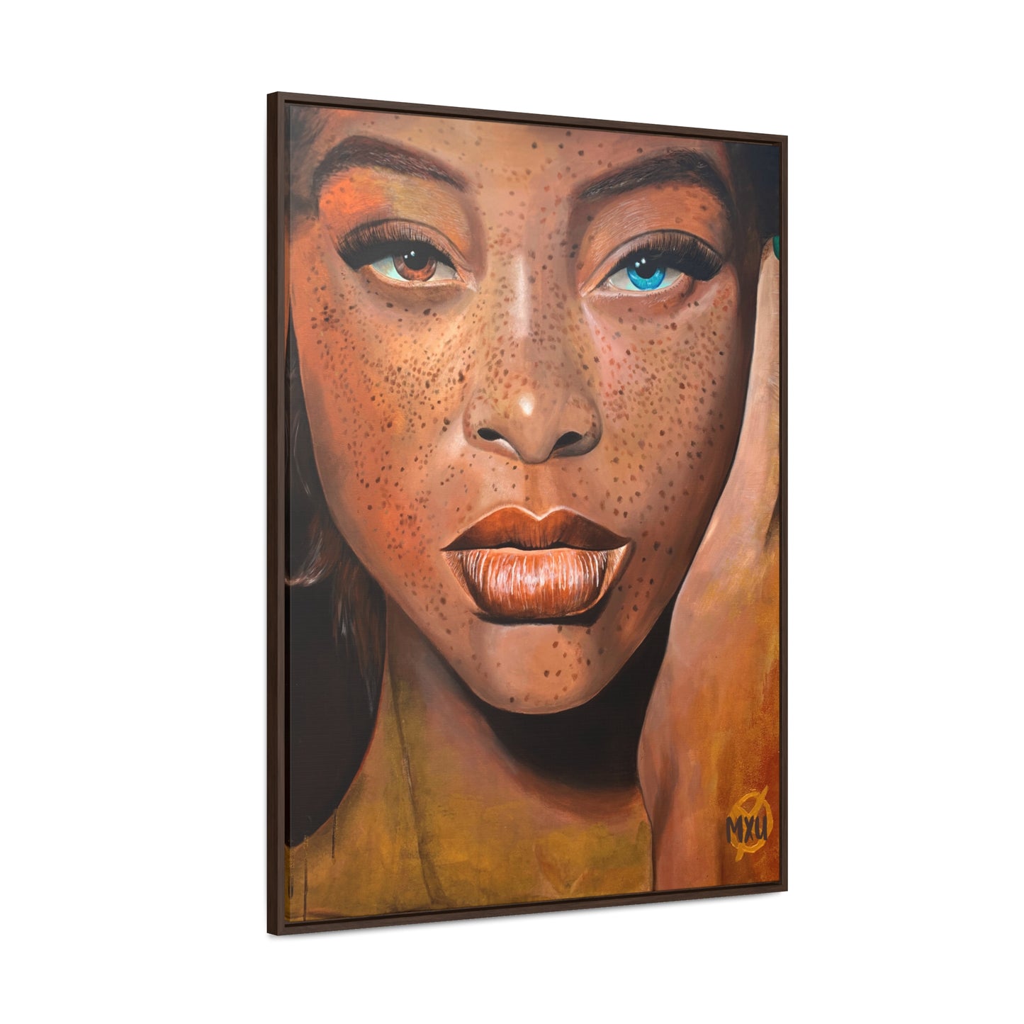 “Freckled Beauty” Gallery Canvas Wraps, Vertical Frame