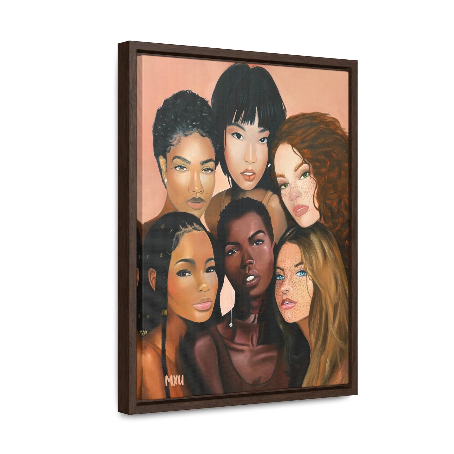 Sisters beside Me | Framed Canvas Print | Fine Art Collectable