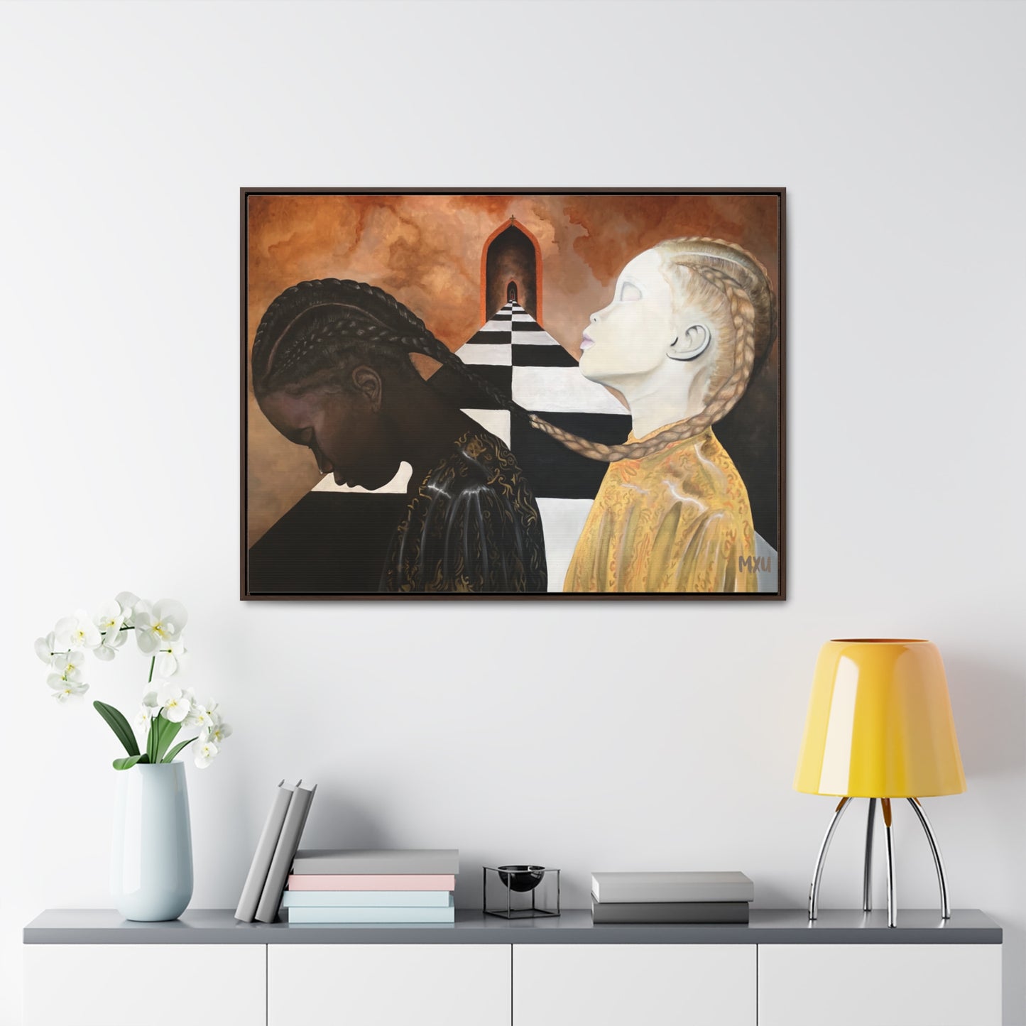 Tethered | Fine Art Collectable | Framed Canvas Print