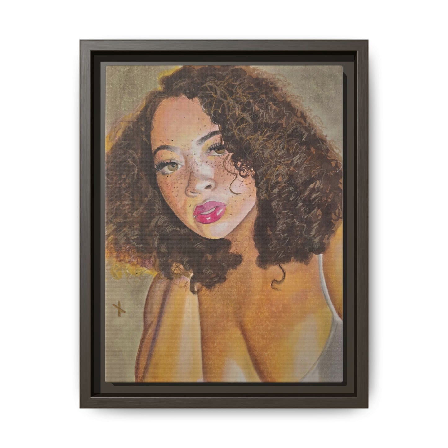 Matte Canvas, Framed (Multi-color)