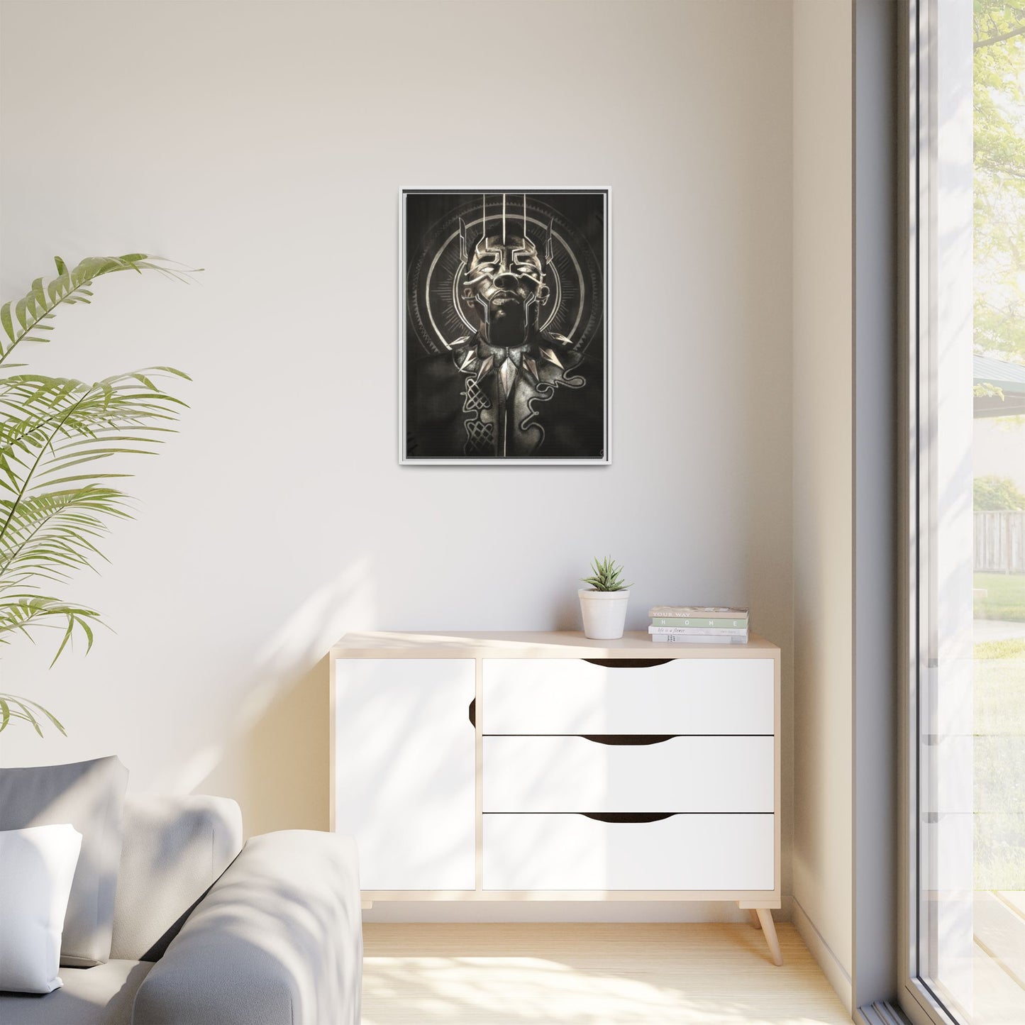Matte Canvas, Framed (Multi-color)