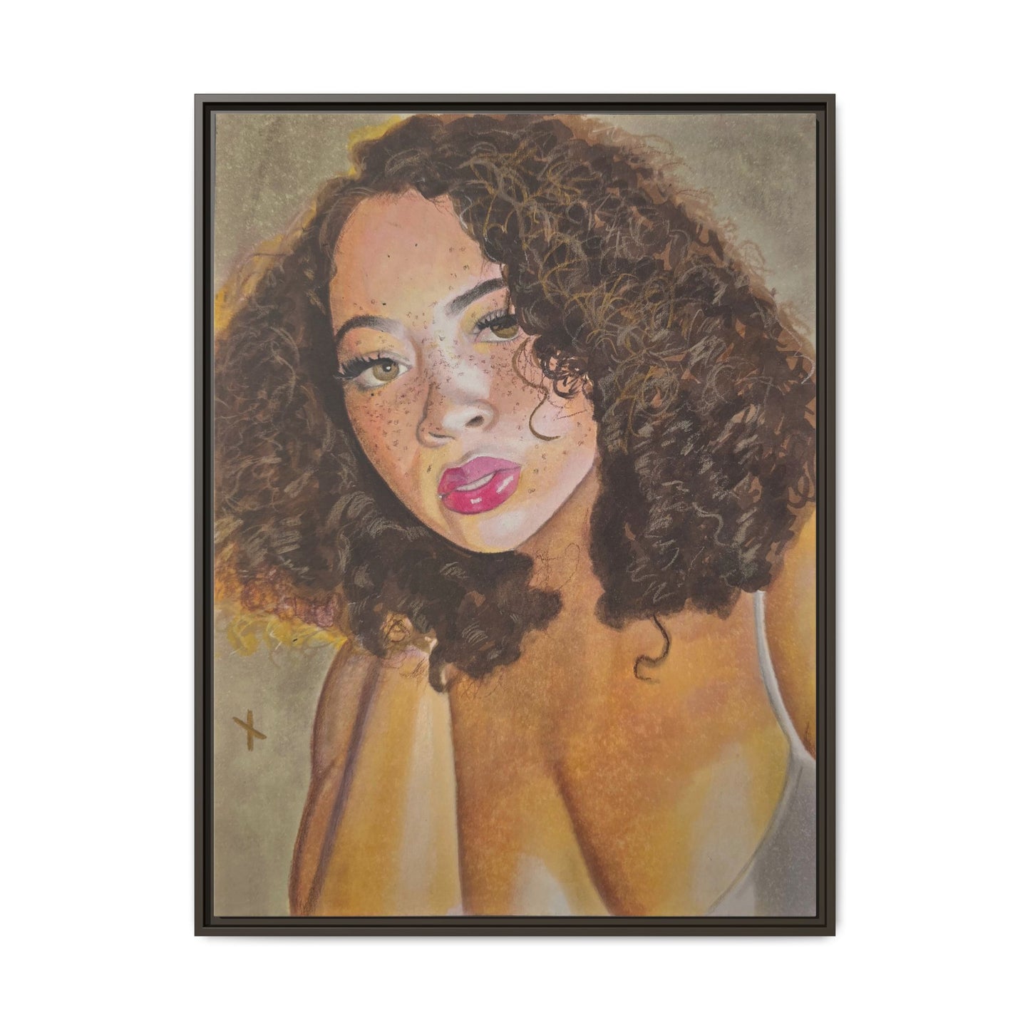 Matte Canvas, Framed (Multi-color)
