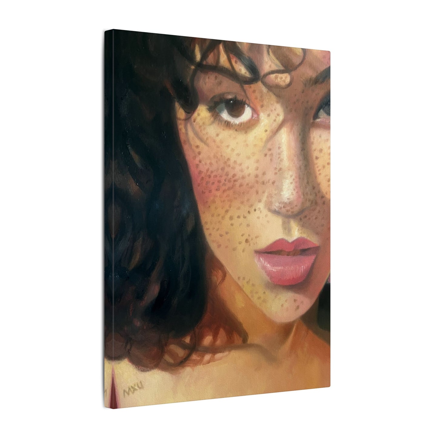 Canvas Wall Art - Beautiful Portrait, Home Décor, Gift for Her, Modern Artwork, Feminine Art