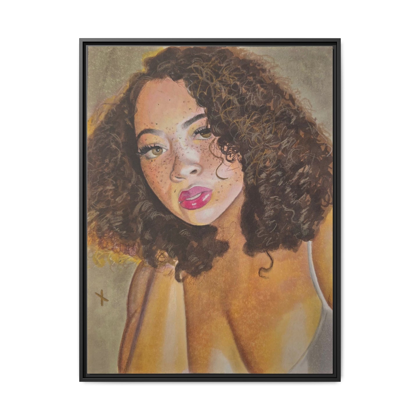 Matte Canvas, Framed (Multi-color)