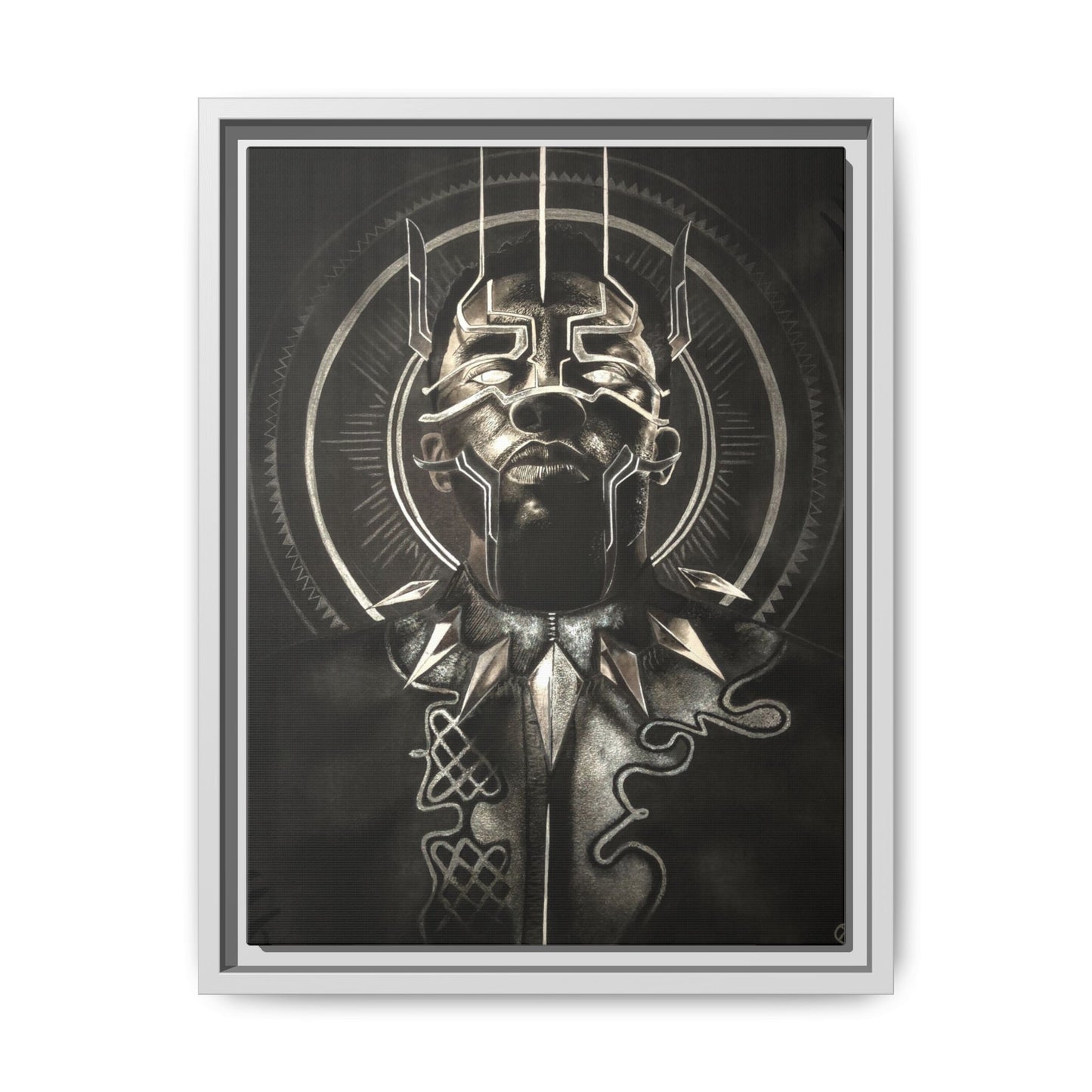 Matte Canvas, Framed (Multi-color)