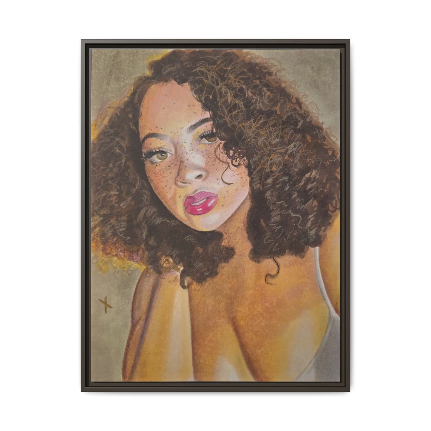 Matte Canvas, Framed (Multi-color)