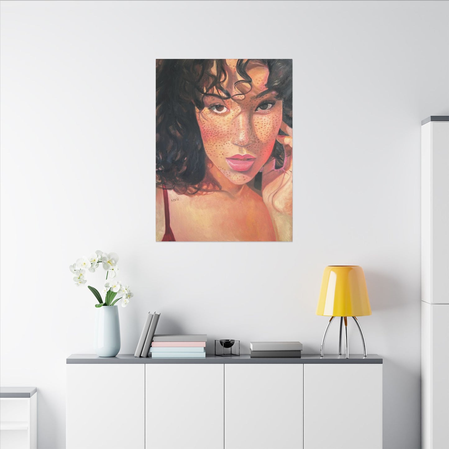 Canvas Wall Art - Beautiful Portrait, Home Décor, Gift for Her, Modern Artwork, Feminine Art