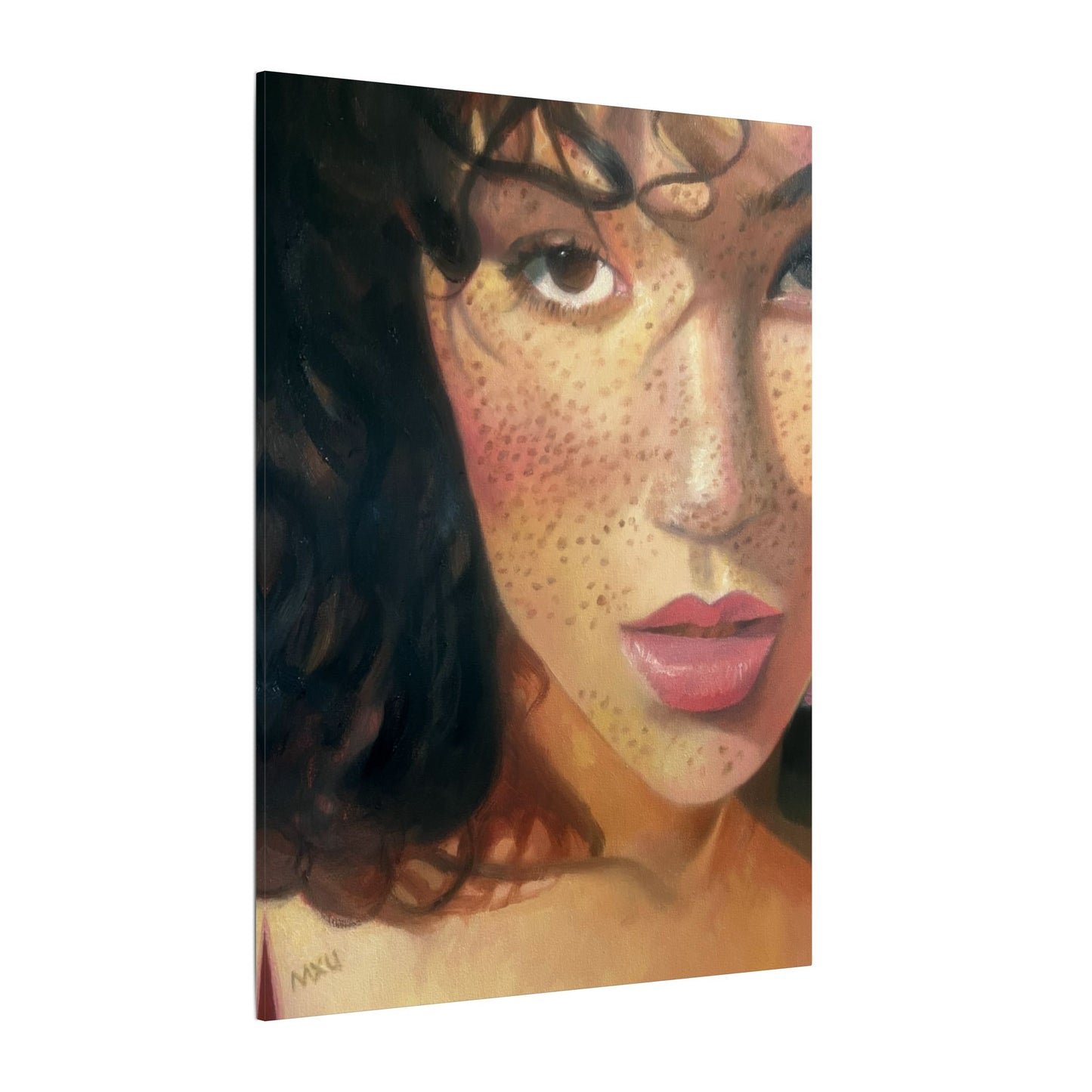 Canvas Wall Art - Beautiful Portrait, Home Décor, Gift for Her, Modern Artwork, Feminine Art