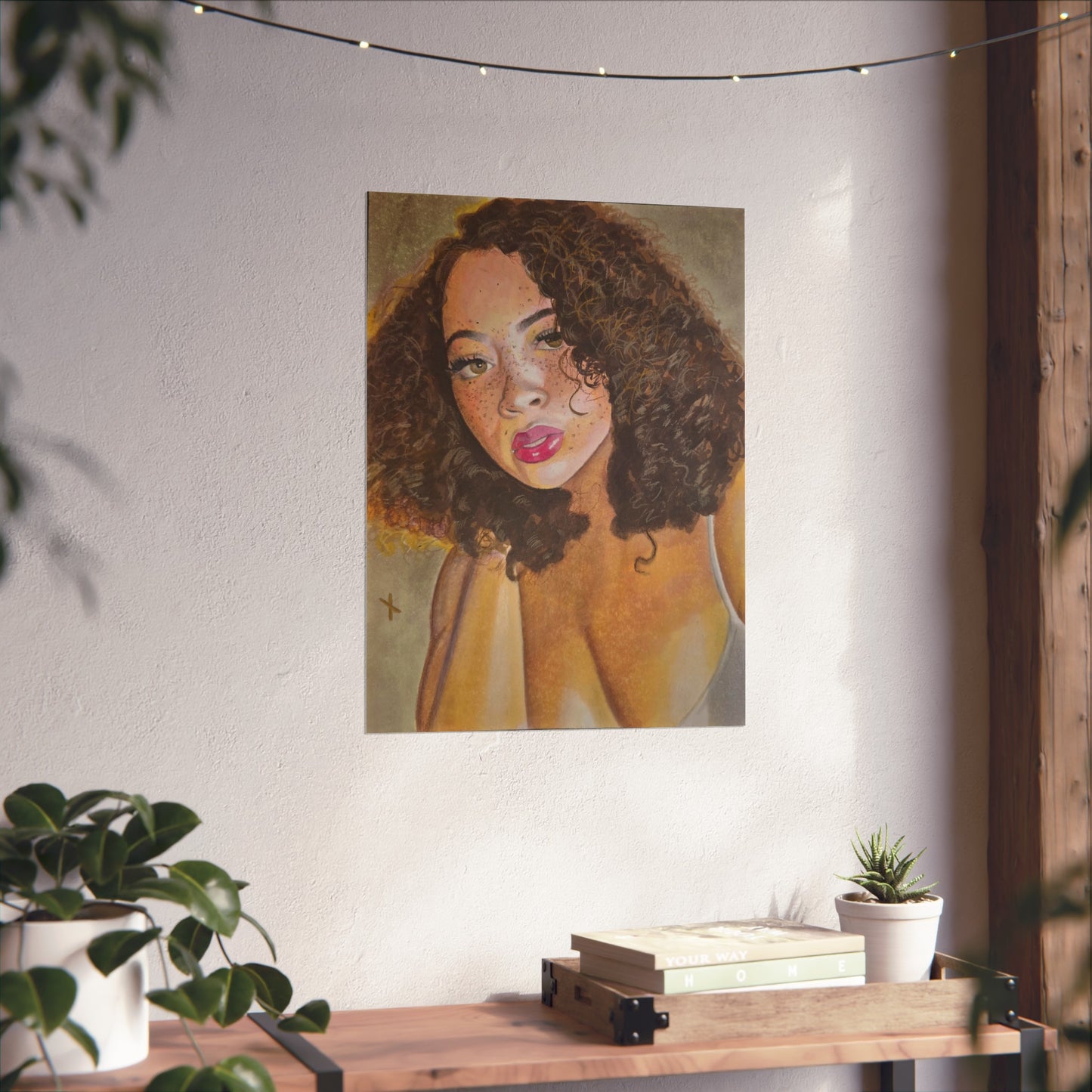 Freckle face on Fine Art Poster - Vibrant Wall Decor for Stylish Spaces