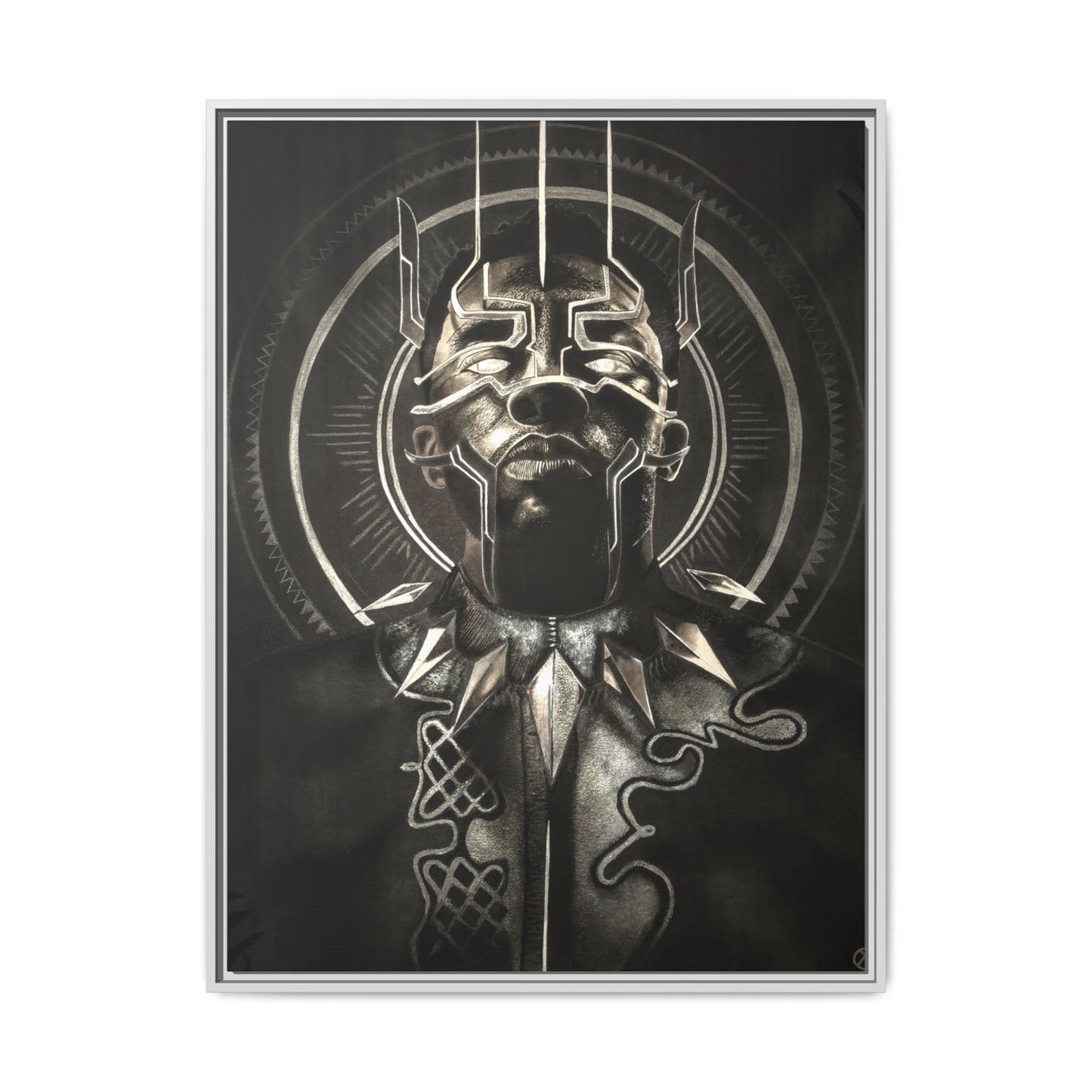Matte Canvas, Framed (Multi-color)