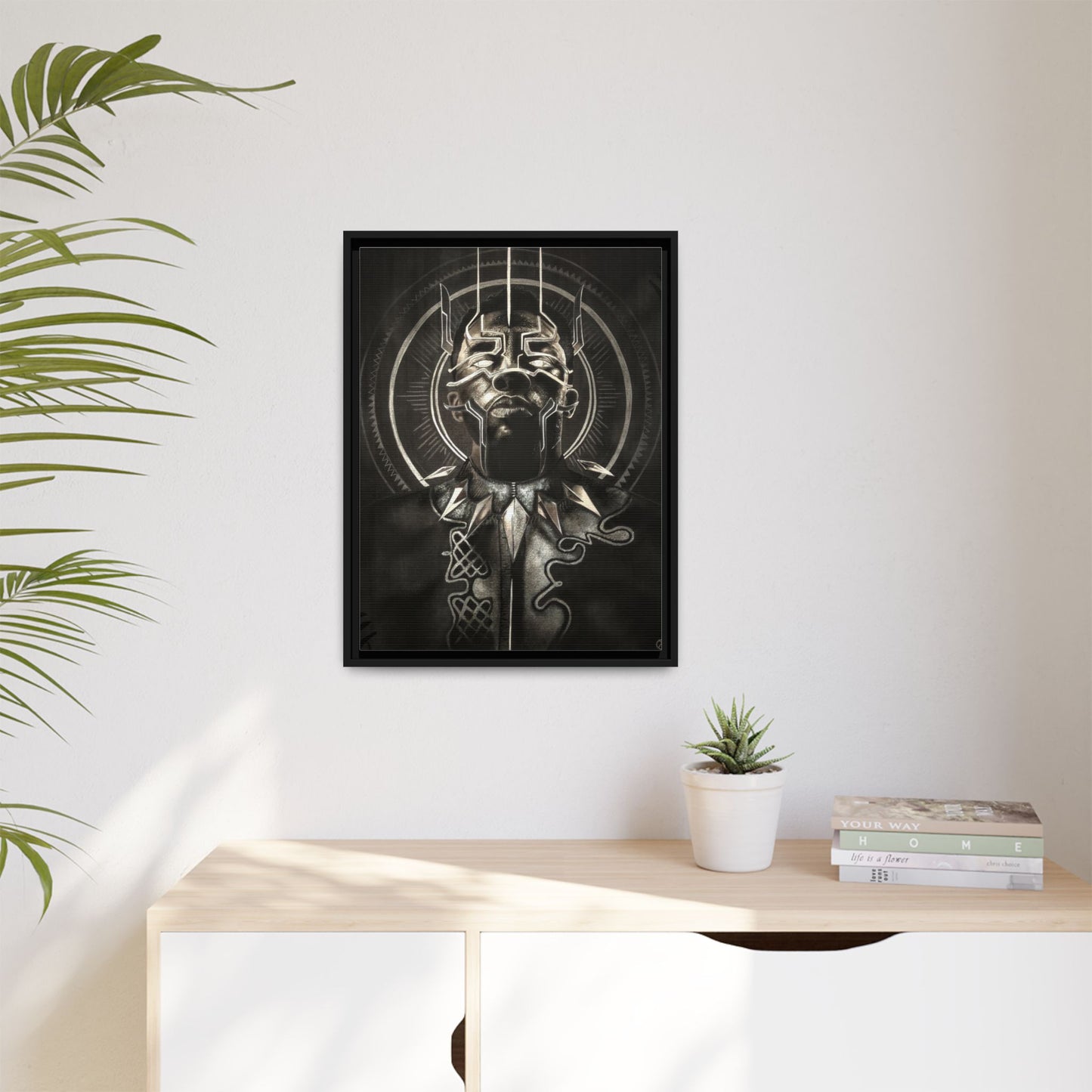 Matte Canvas, Framed (Multi-color)