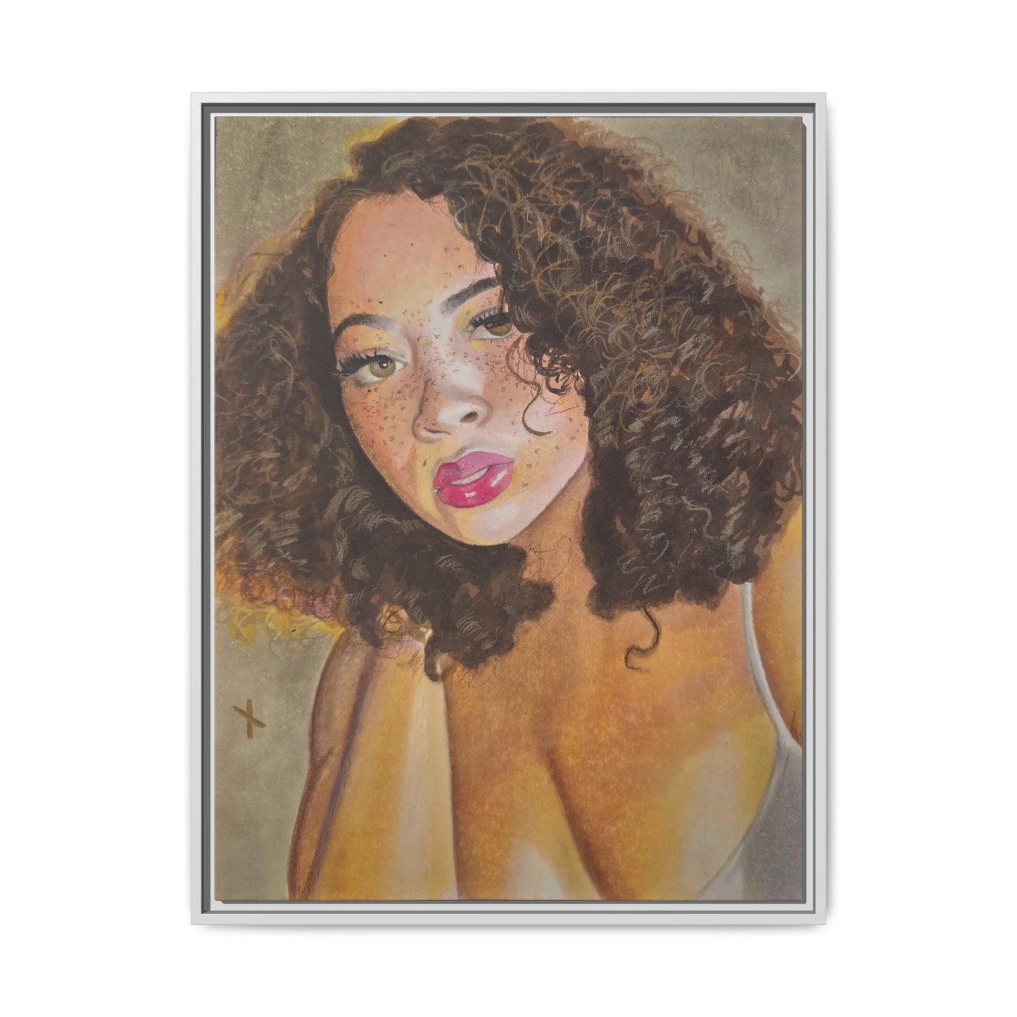 Matte Canvas, Framed (Multi-color)