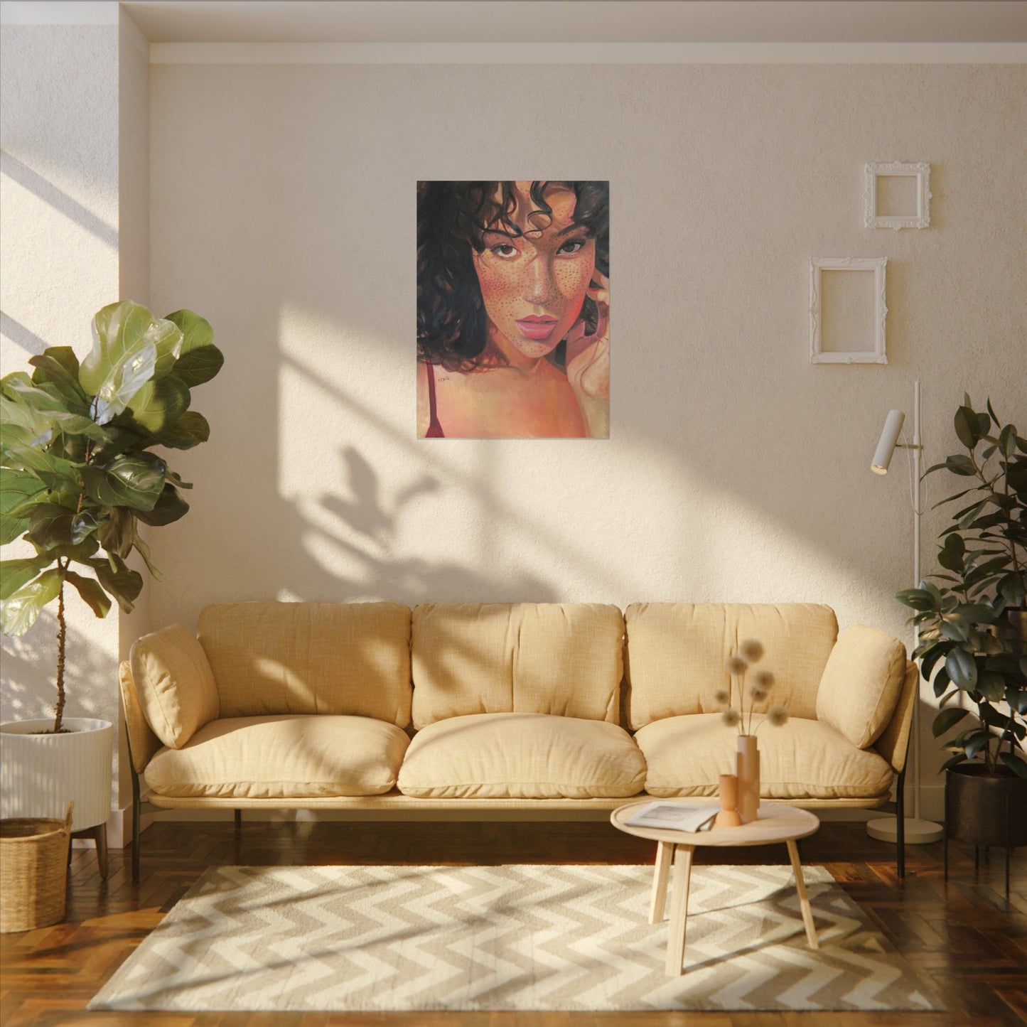 Canvas Wall Art - Beautiful Portrait, Home Décor, Gift for Her, Modern Artwork, Feminine Art