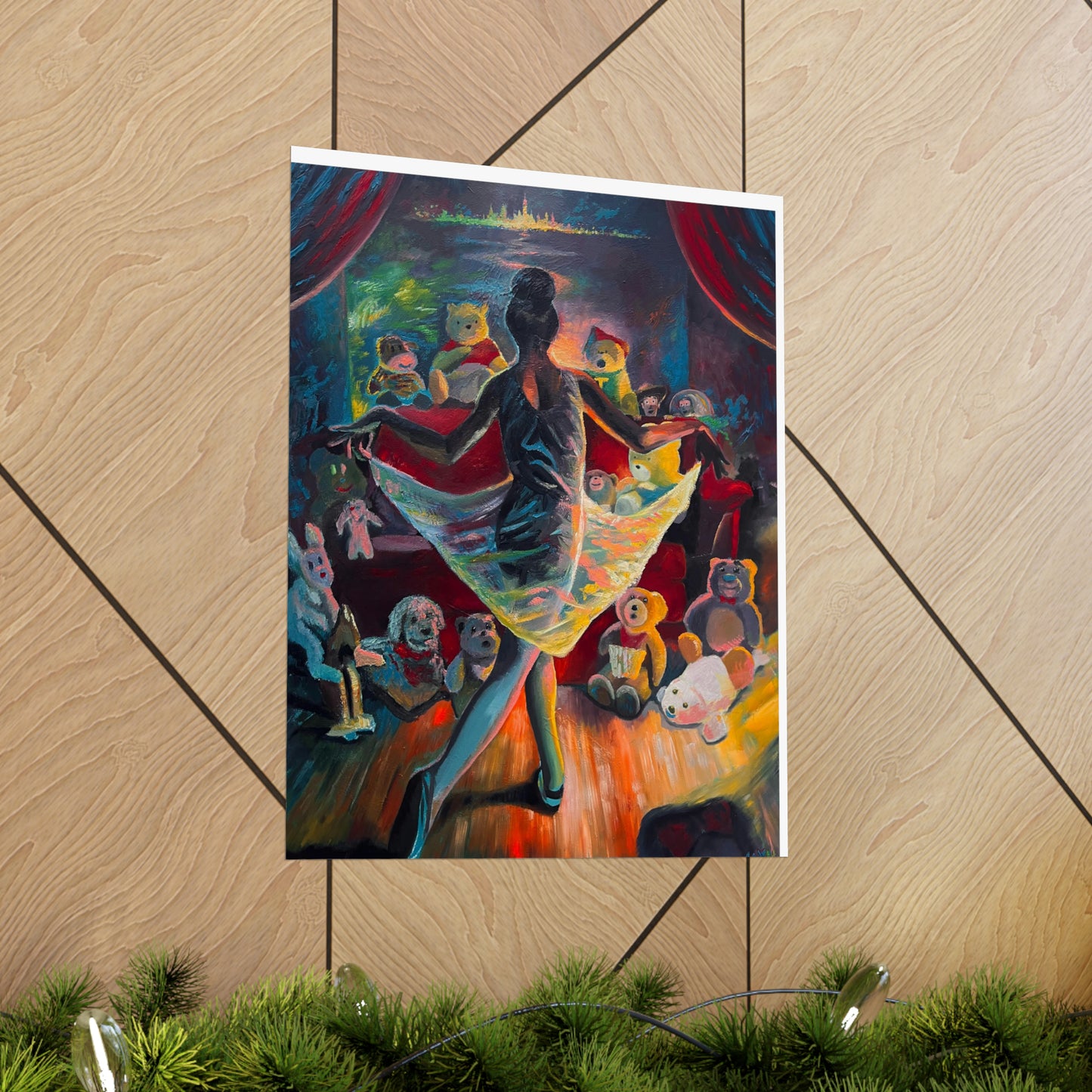 Ballerina Painting | Star of the Show | Matte Vertical Posters