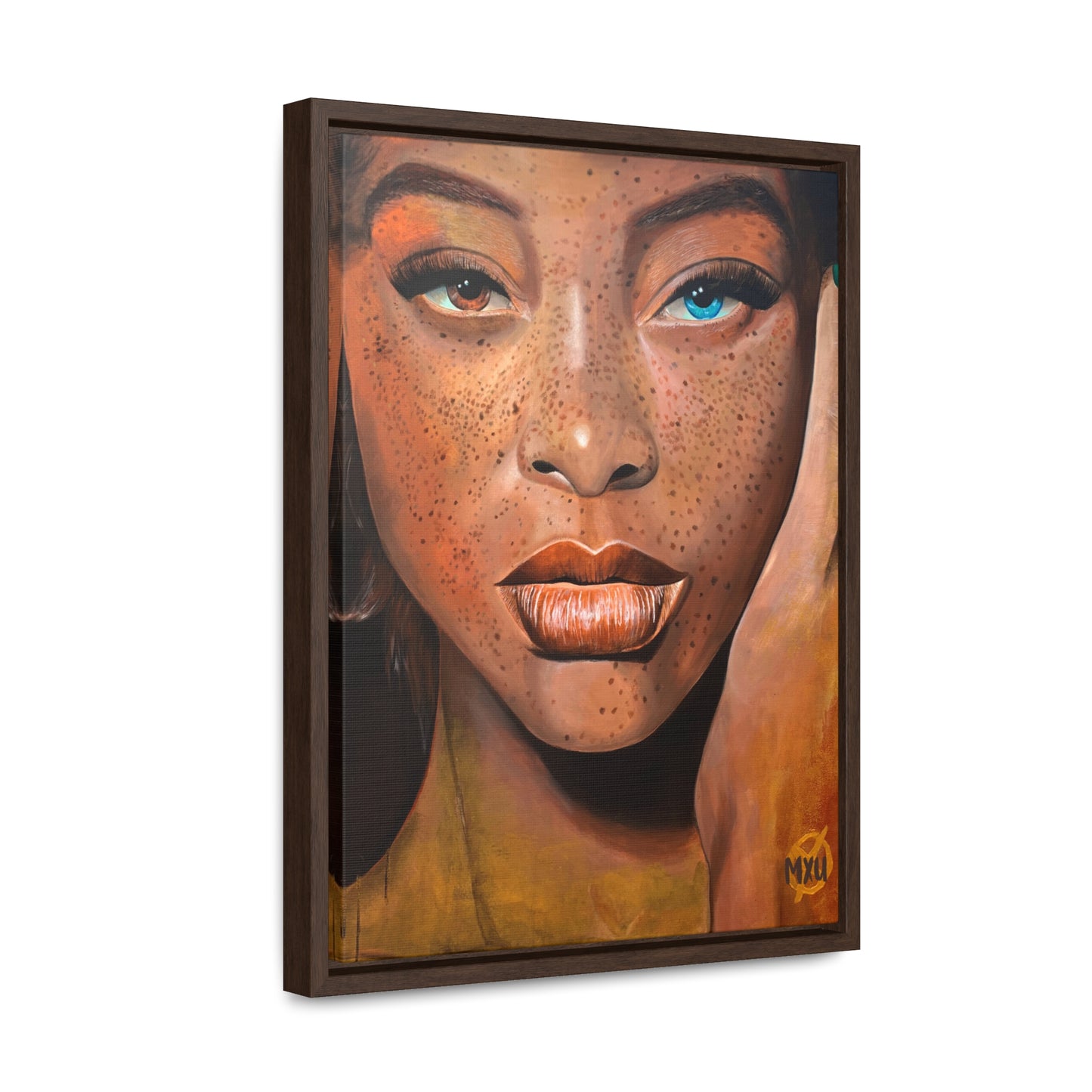 “Freckled Beauty” Gallery Canvas Wraps, Vertical Frame