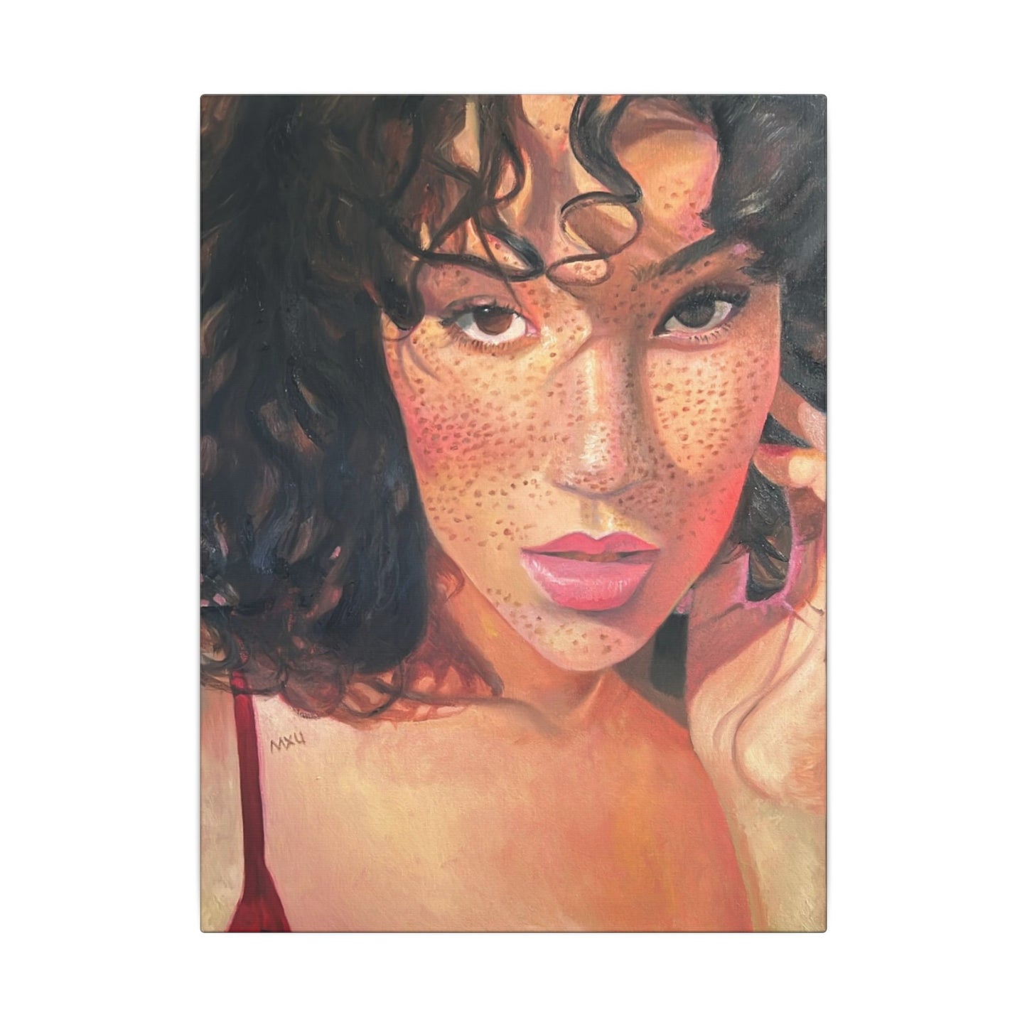 Canvas Wall Art - Beautiful Portrait, Home Décor, Gift for Her, Modern Artwork, Feminine Art