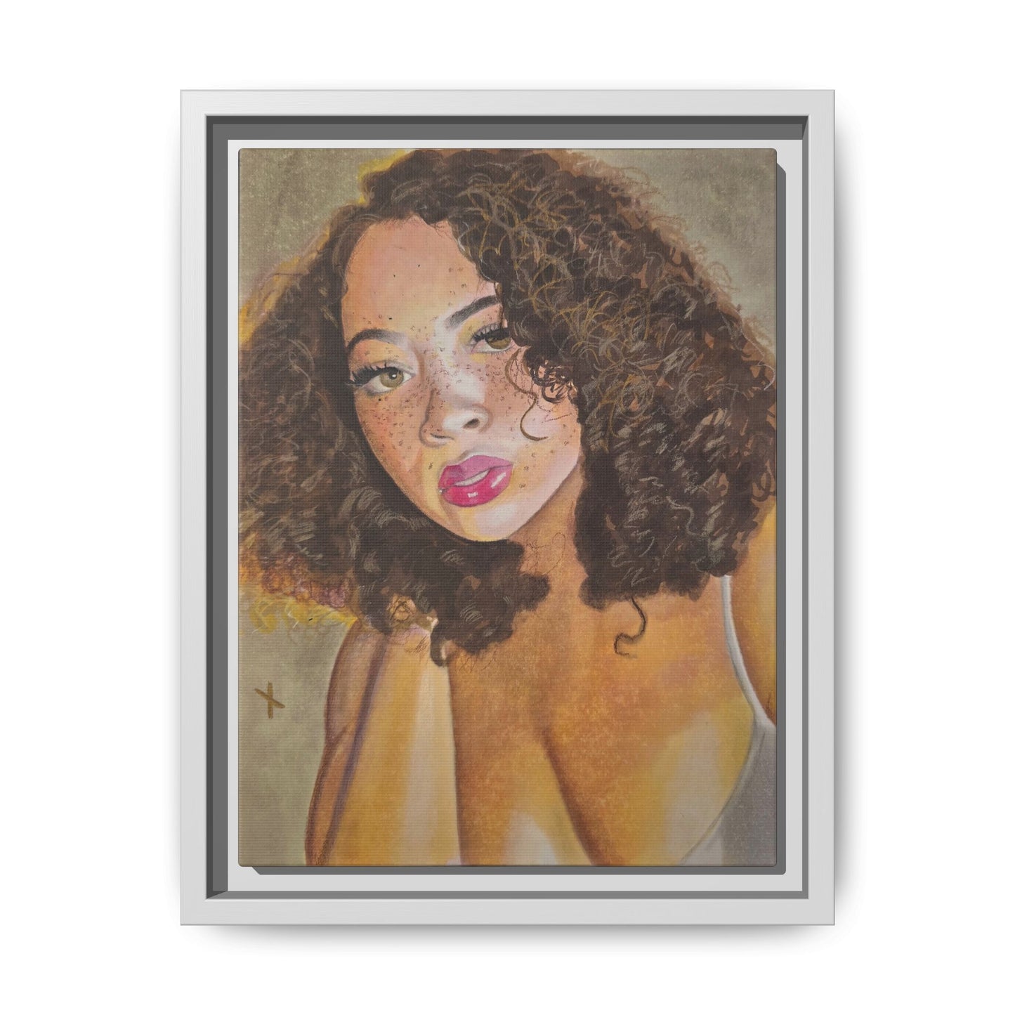 Matte Canvas, Framed (Multi-color)