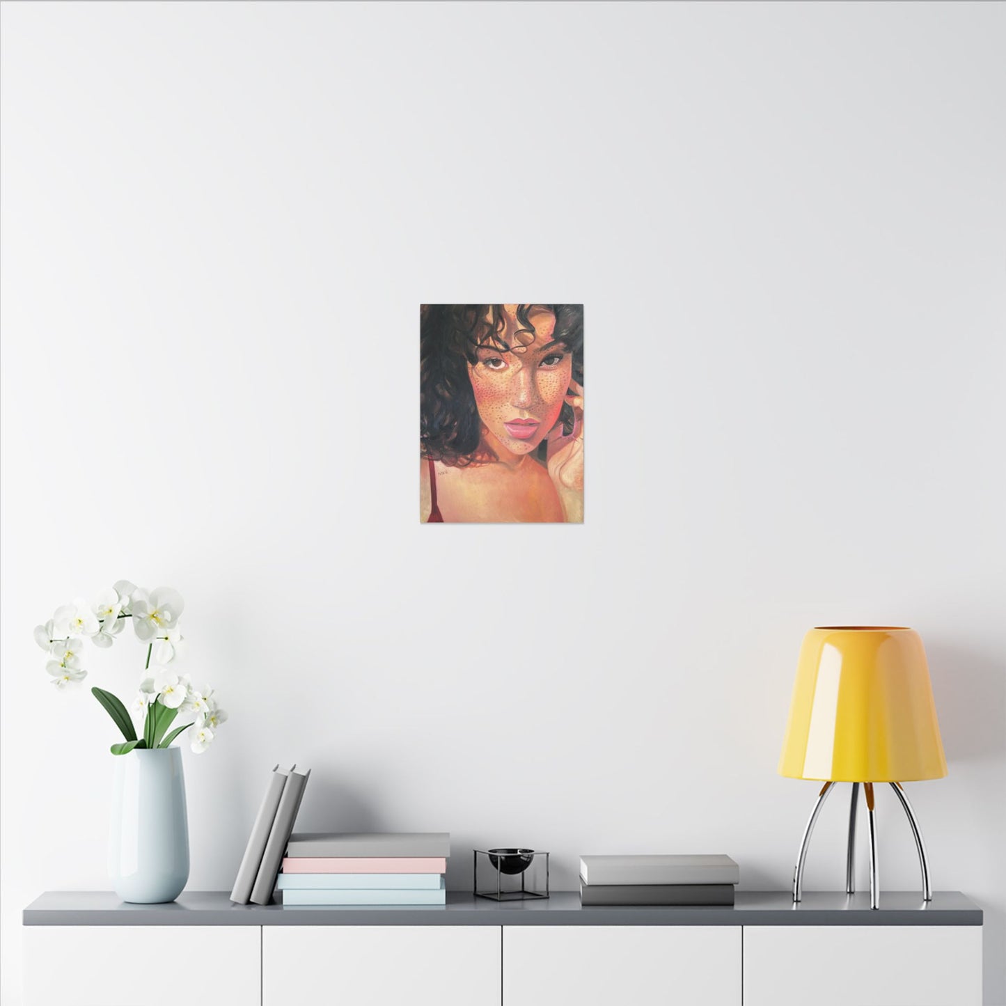 Canvas Wall Art - Beautiful Portrait, Home Décor, Gift for Her, Modern Artwork, Feminine Art