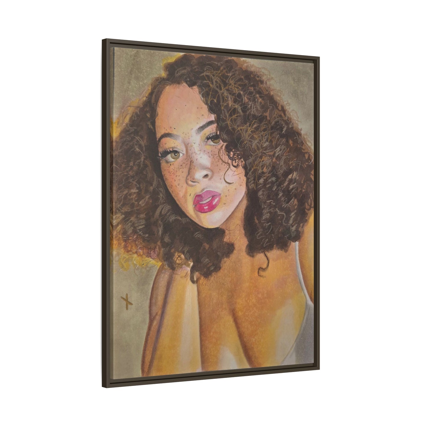 Matte Canvas, Framed (Multi-color)