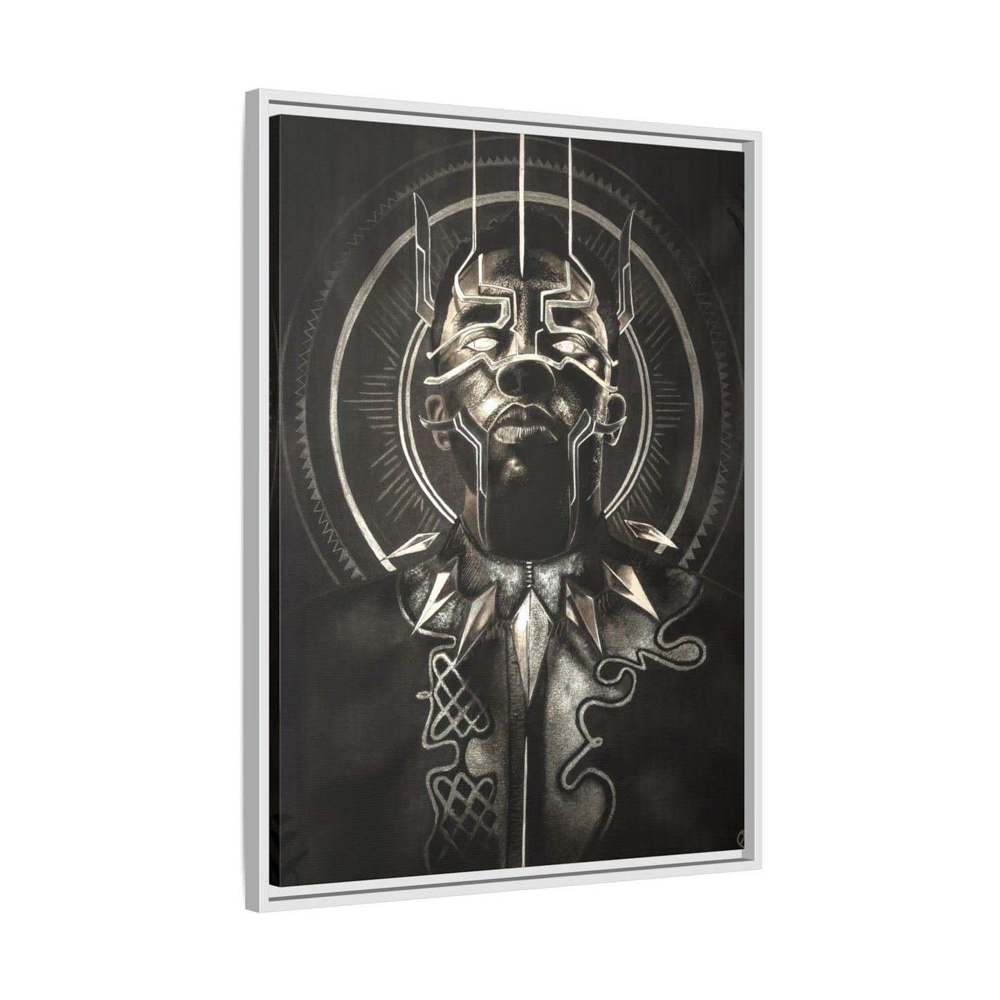 Matte Canvas, Framed (Multi-color)