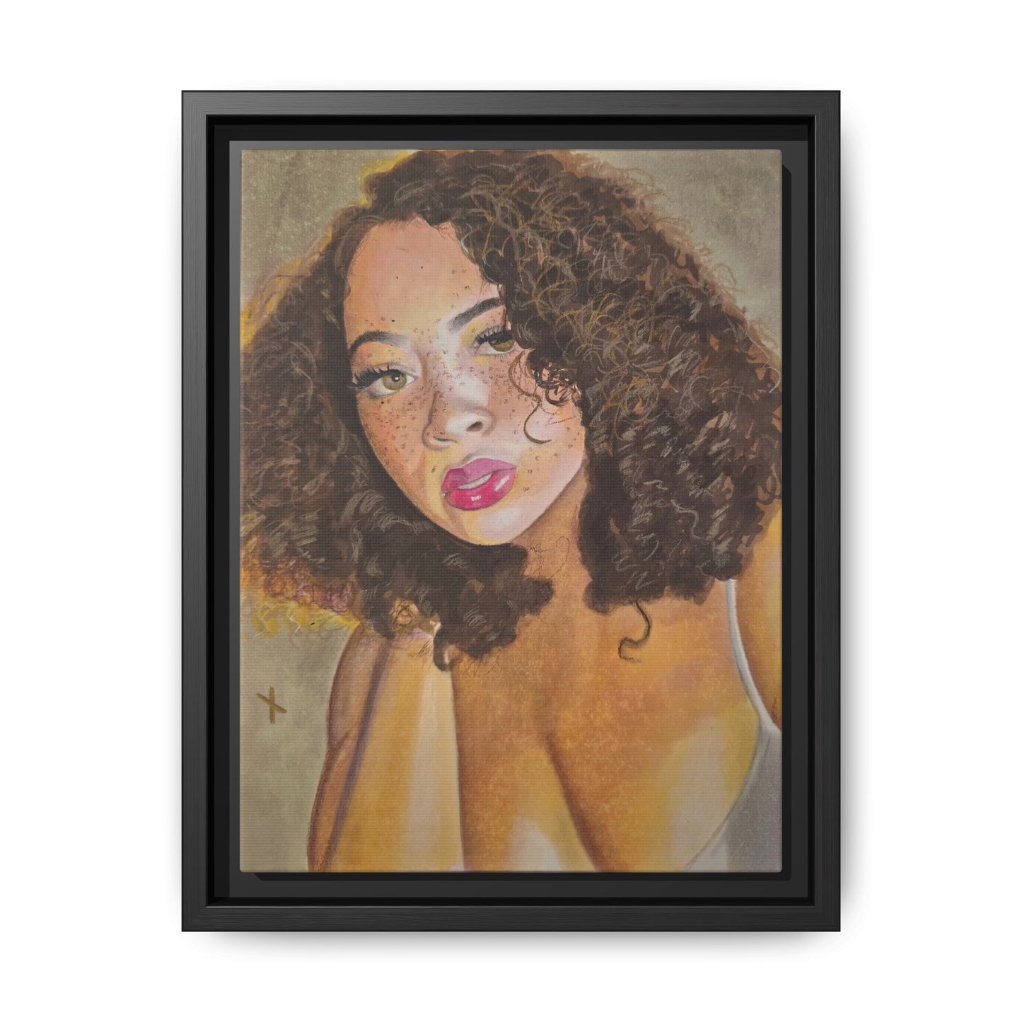 Matte Canvas, Framed (Multi-color)
