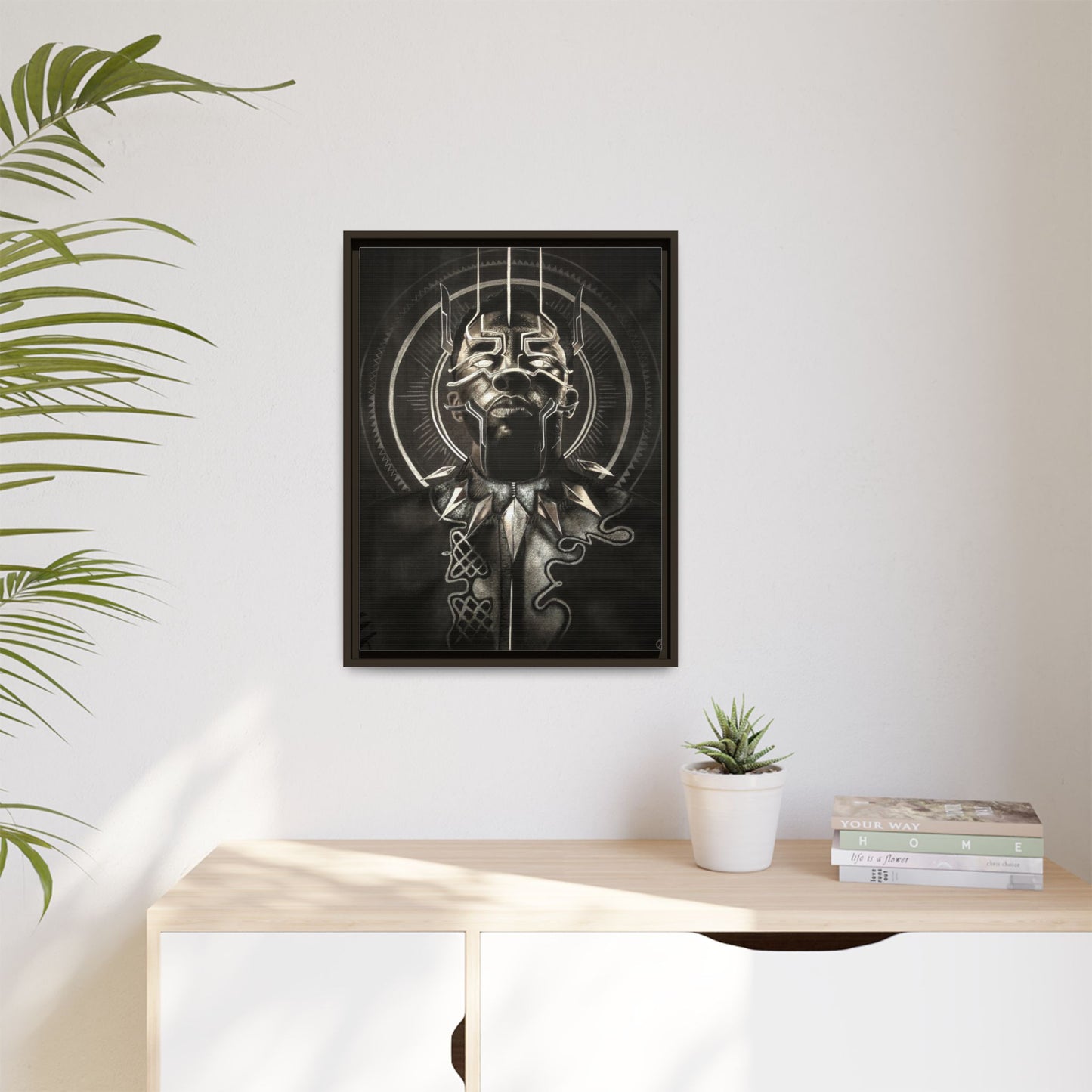Matte Canvas, Framed (Multi-color)