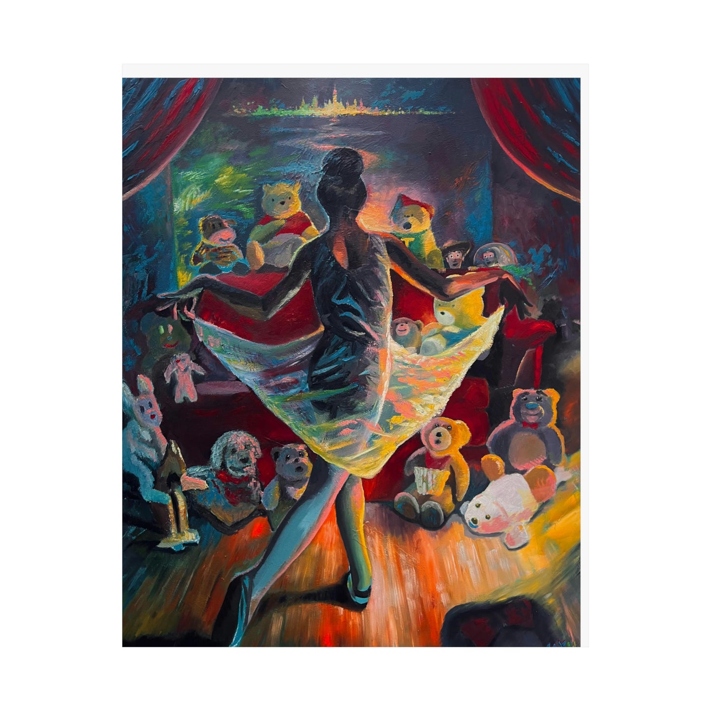 Ballerina Painting | Star of the Show | Matte Vertical Posters