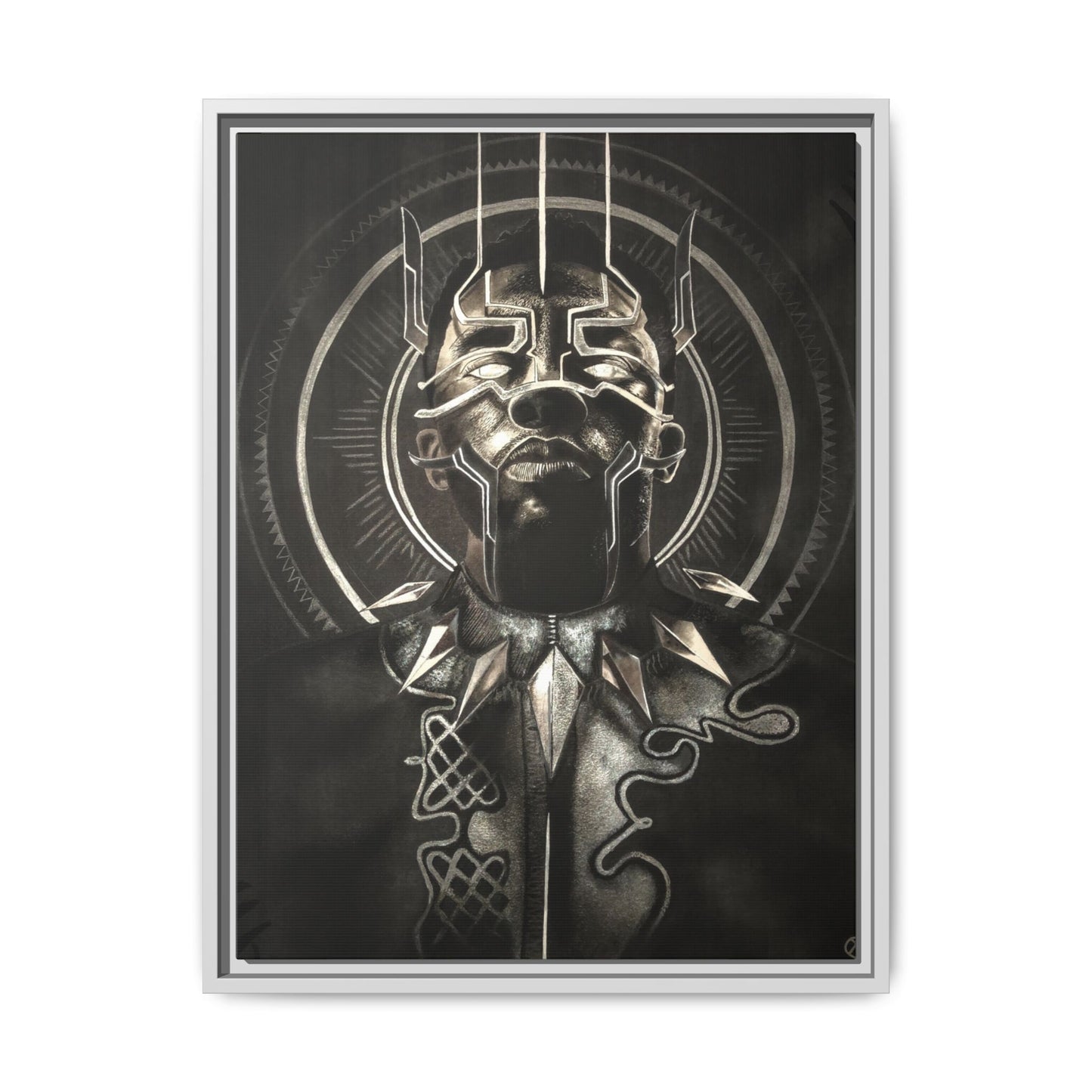 Matte Canvas, Framed (Multi-color)