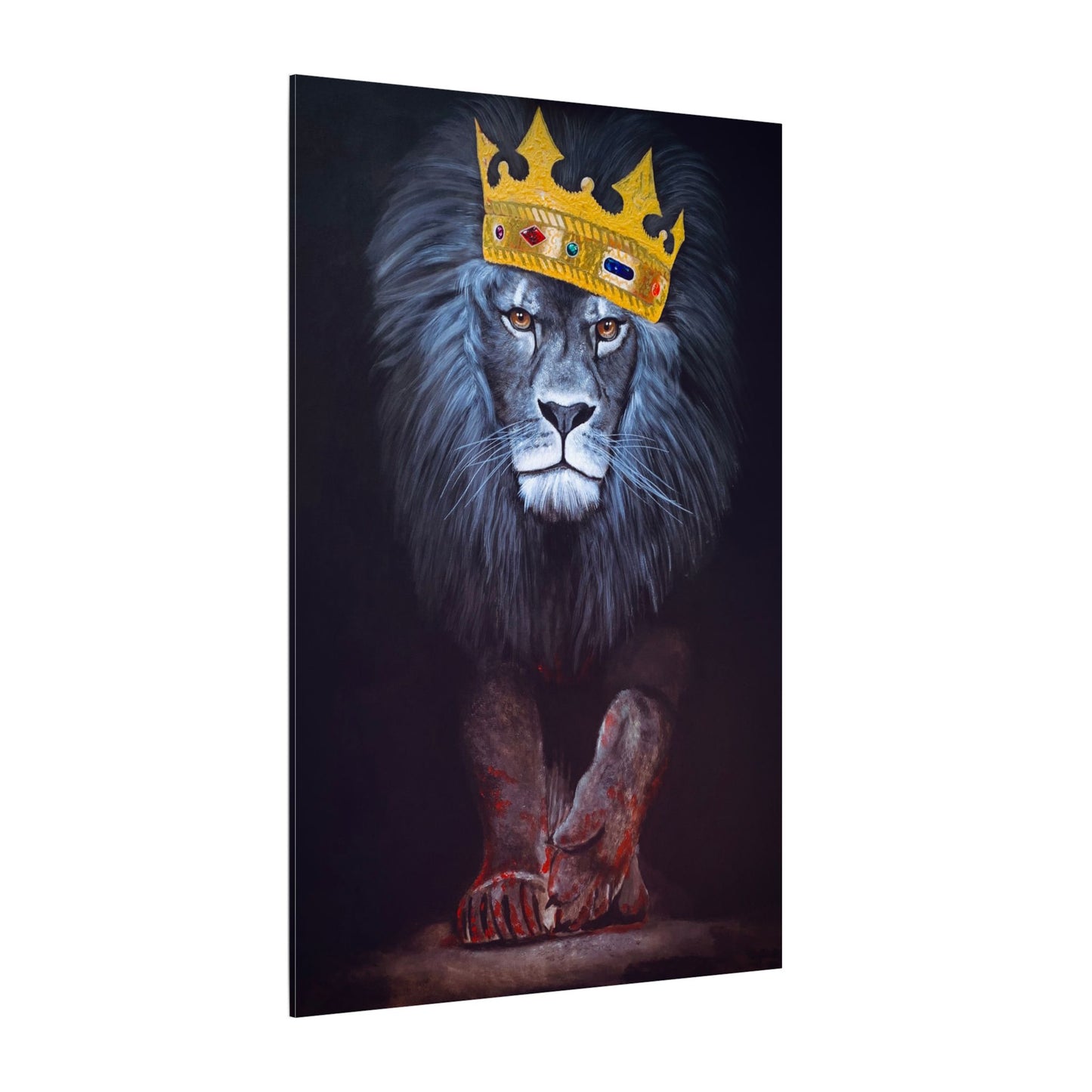 Majestic Lion Canvas Print, Animal Art Wall Decor, Unique Gift for Animal Lovers, Home Decor, Birthday Present, Office Artwork