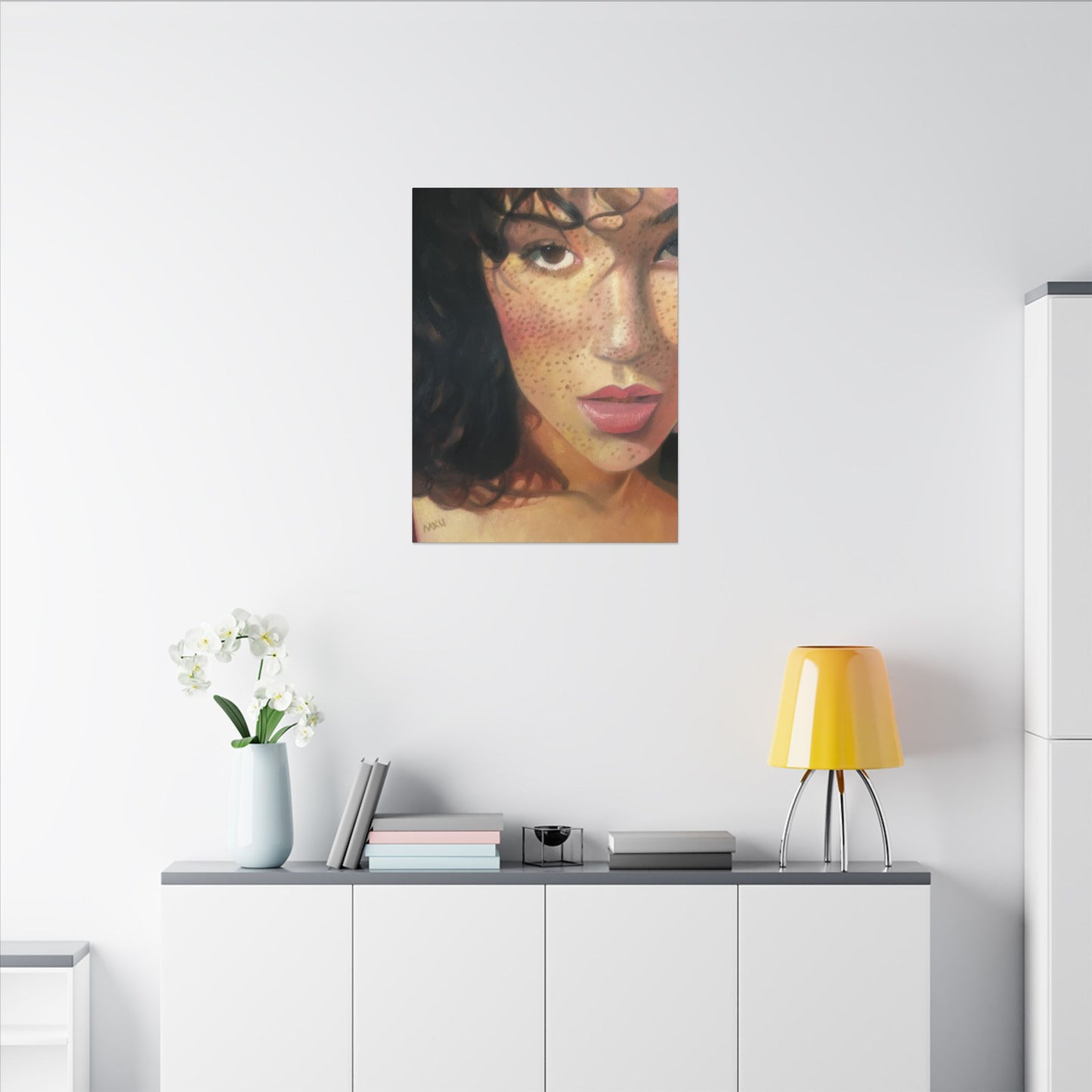 Canvas Wall Art - Beautiful Portrait, Home Décor, Gift for Her, Modern Artwork, Feminine Art