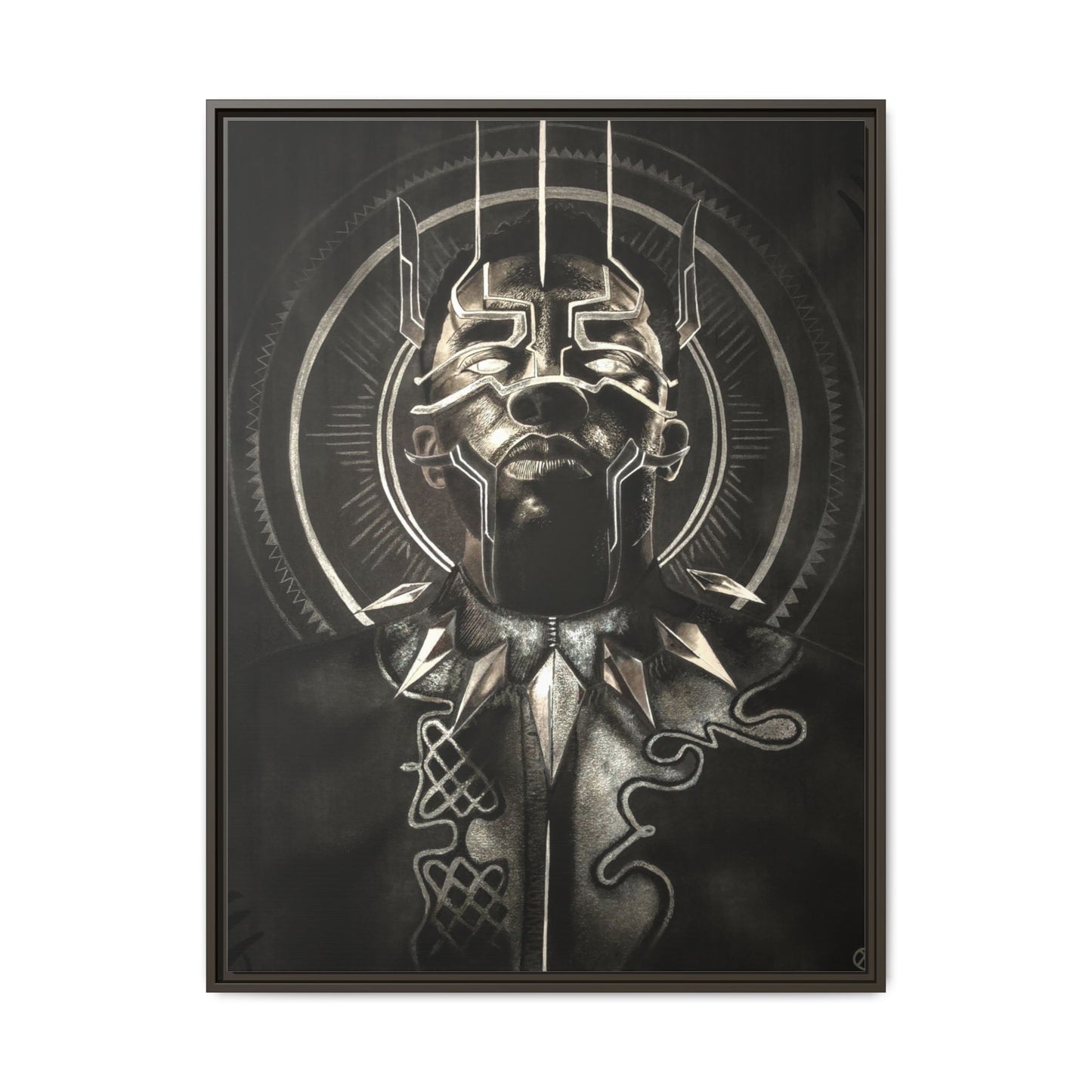 Matte Canvas, Framed (Multi-color)